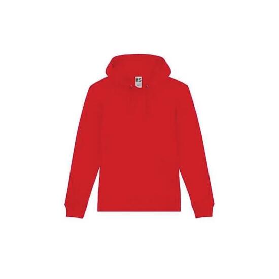 Felpa OUTSIDER BOUTIQUE con cappuccio rossa