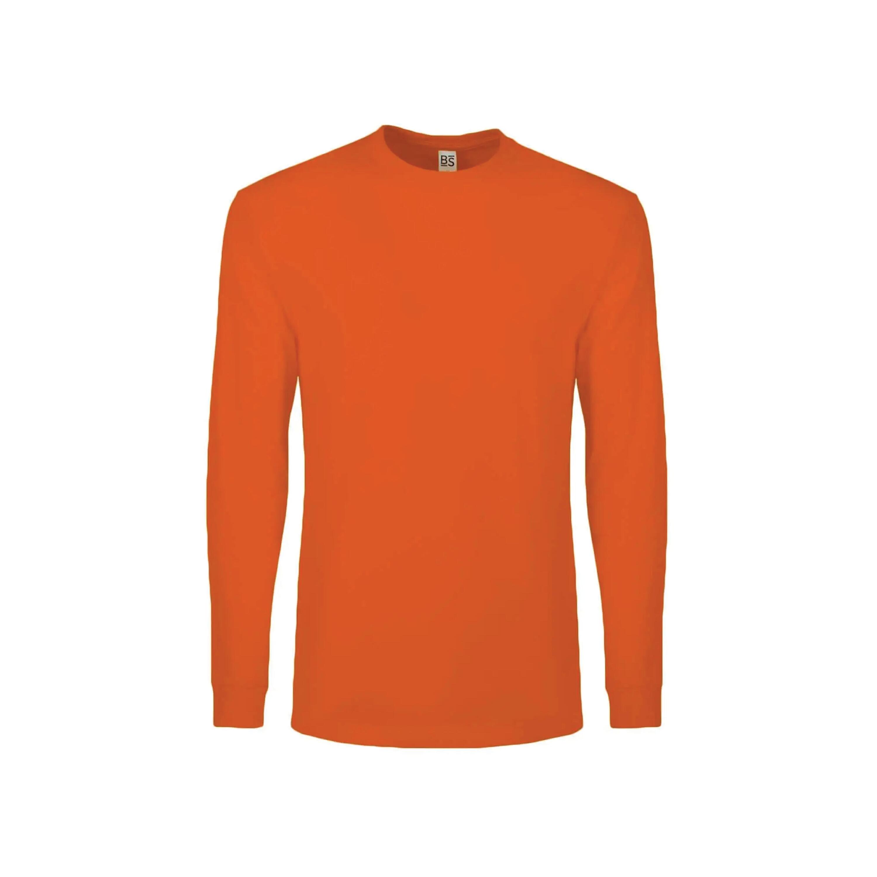 Maglia manica lunga cotone adulto EVO BOUTIQUE arancione 1/1