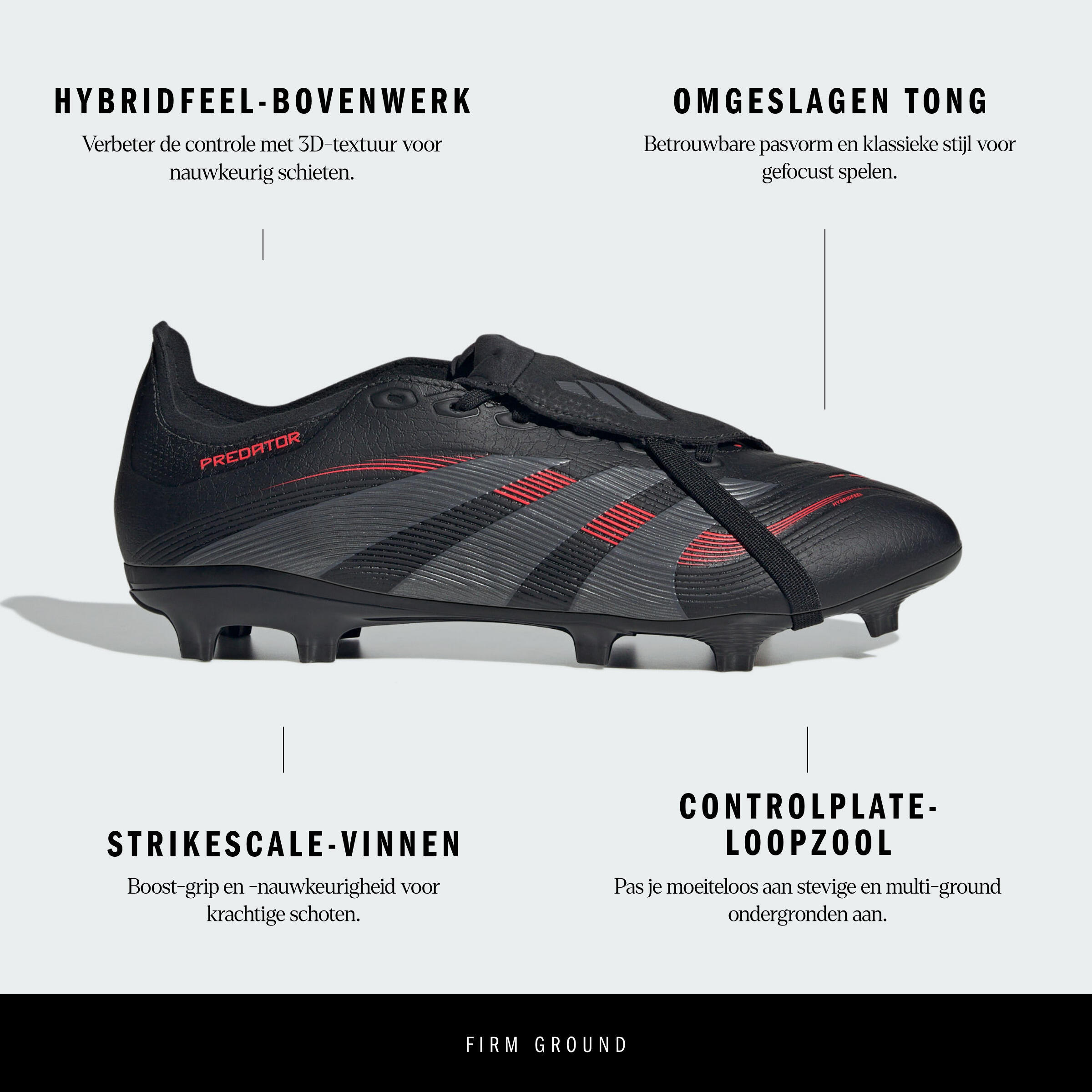 Voetbalschoenen Predator League FG/MG 3/9
