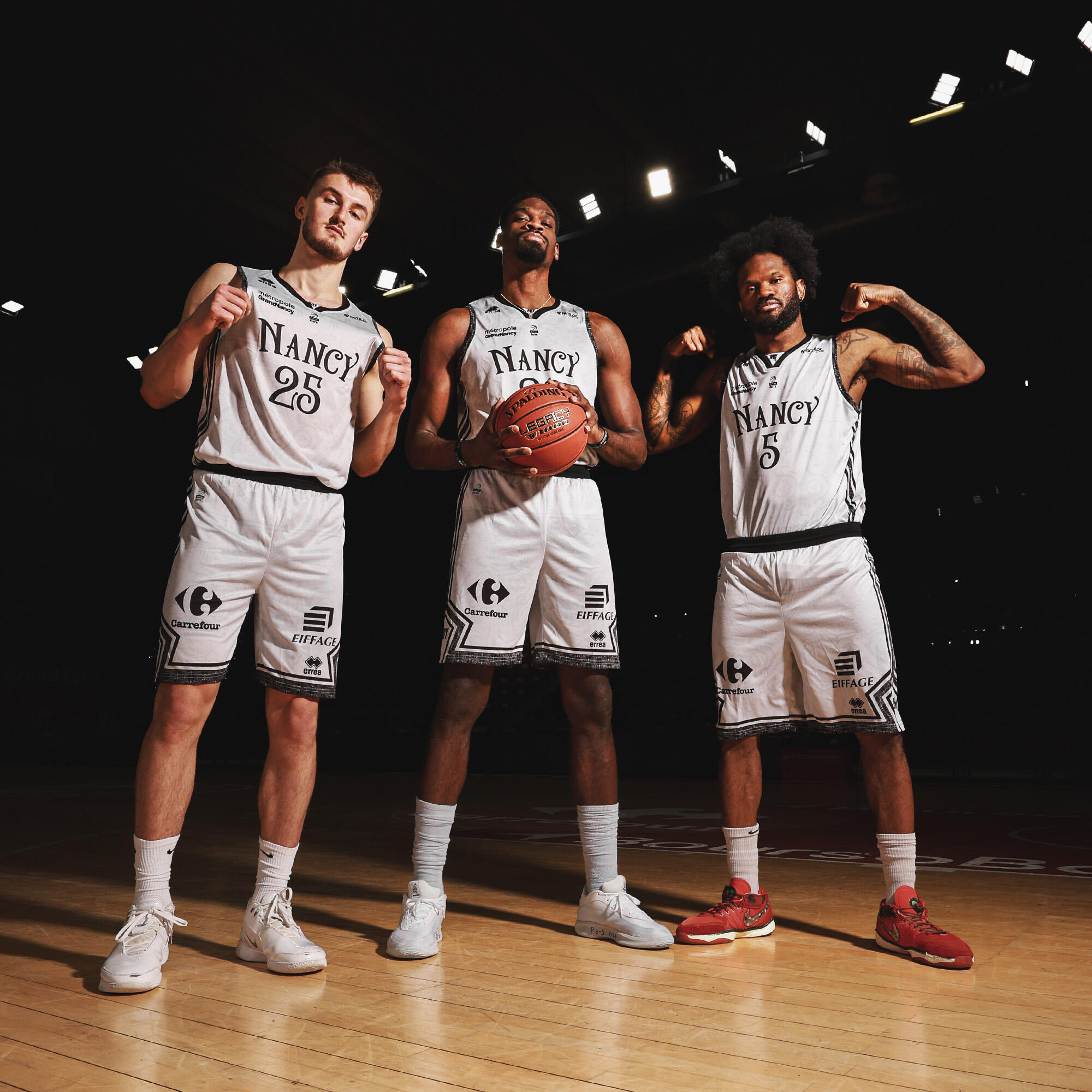 MAILLOT SLUC NANCY BASKET EDITION CITY 2025 ADULTE BLANC 5/5