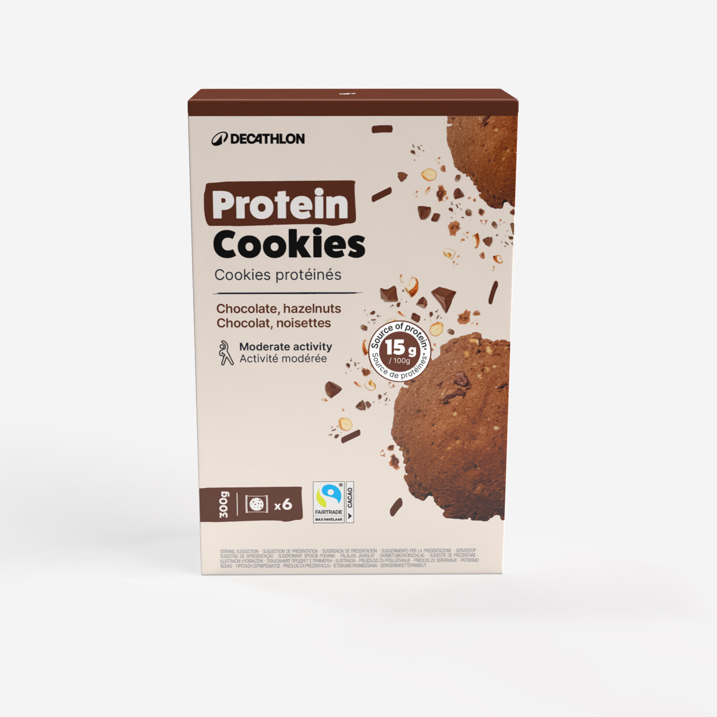 Cookie proteic Ciocolata si alune x 6