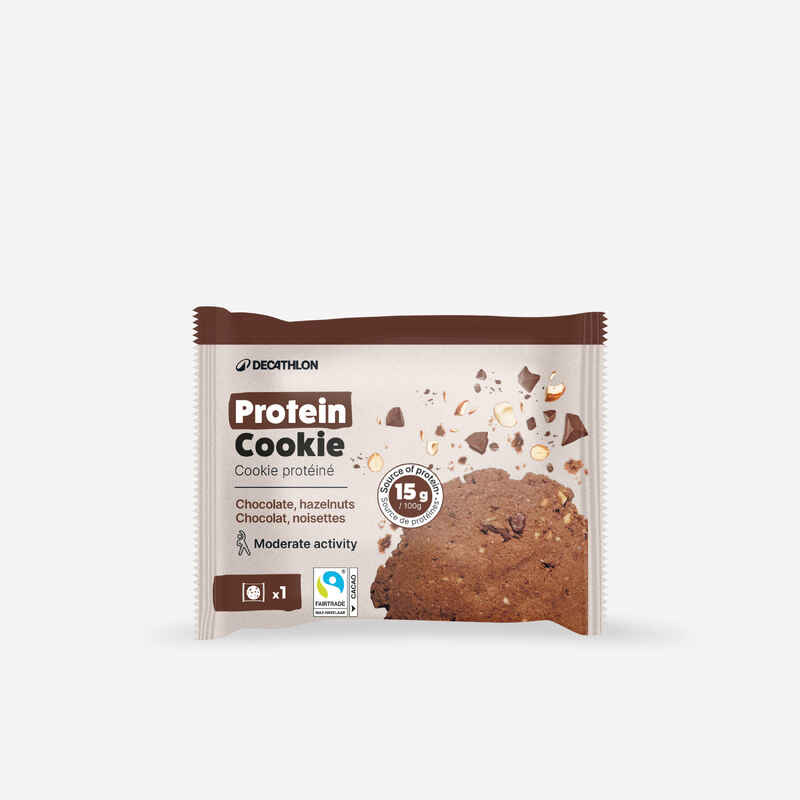 Organic hazelnut and chocolate protein cookies - Decathlon