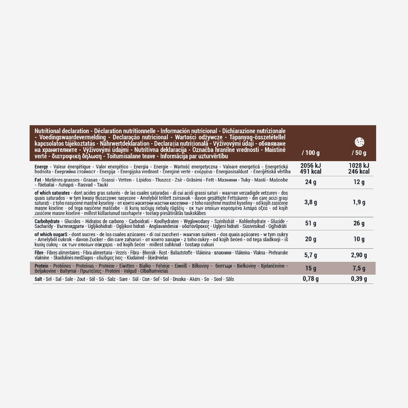 Cookie protéiné bio chocolat noisettes