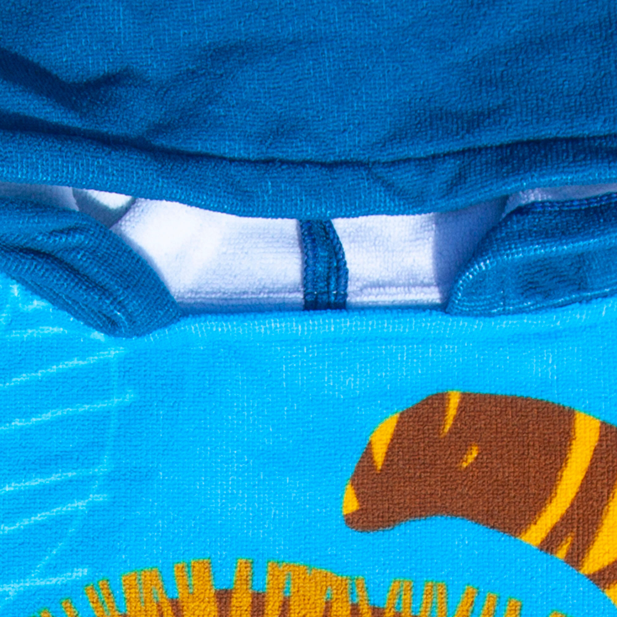 Poncho bambino SUN & SURF LEONE spugna azzurro 3/3