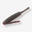 Leurre souple Kick Ringer 3" 7.5cm Black & Red - par 15