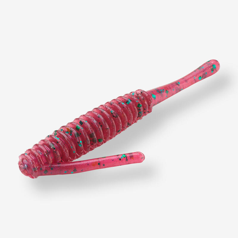 Leurre souple Kick Ringer 3" 7.5cm Red Bug - par 15