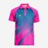 Kids' Cricket Polo CP 500 JR Magenta Short Sleeve
