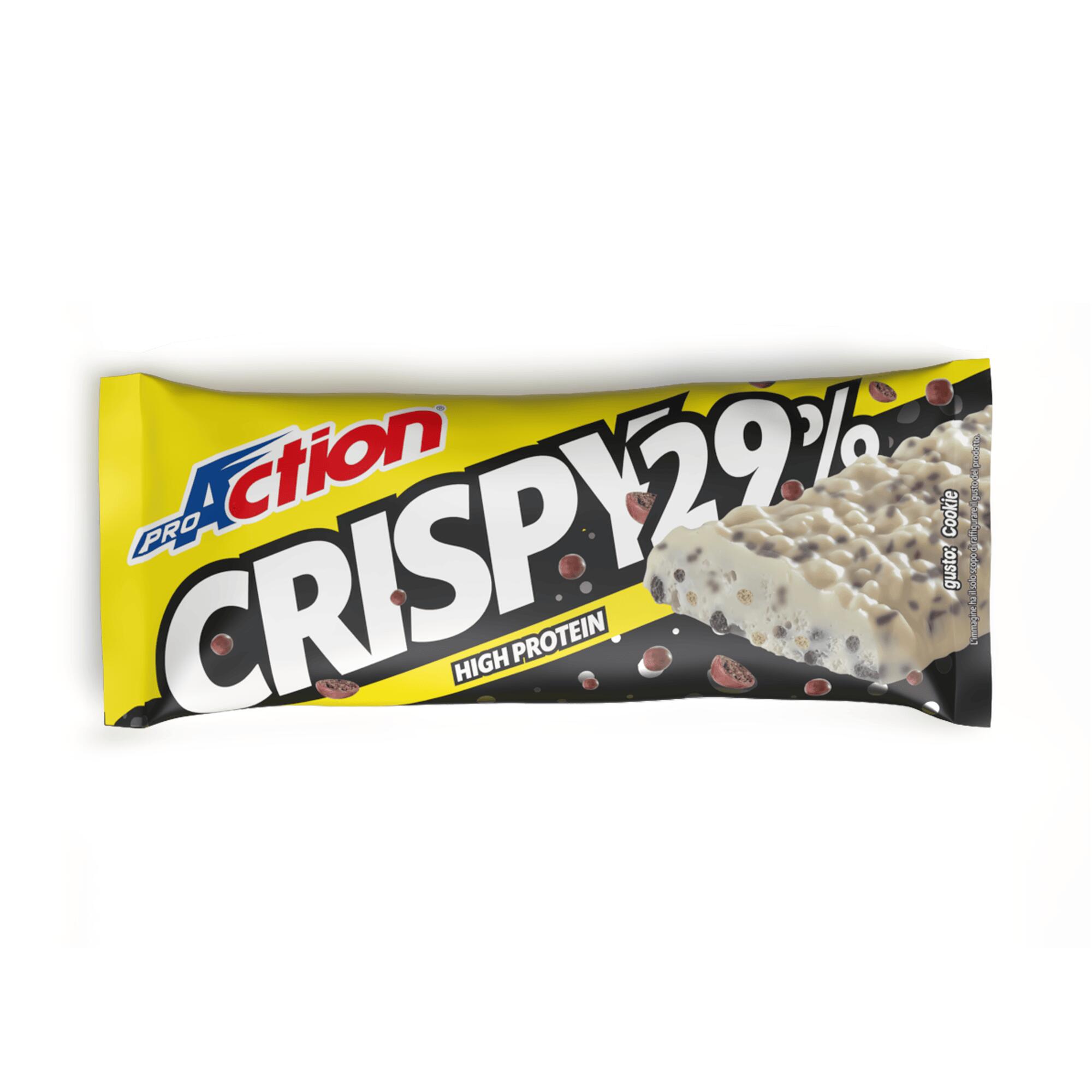 PRO ACTION Barretta proteica 29% Crispy bar Proaction Cookie 40g