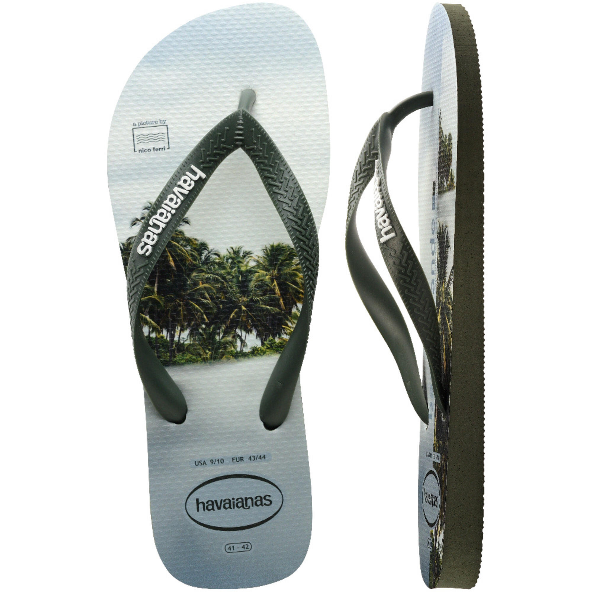 Infradito uomo HAVAIANAS OLIVE GREEN multicolore 4/6