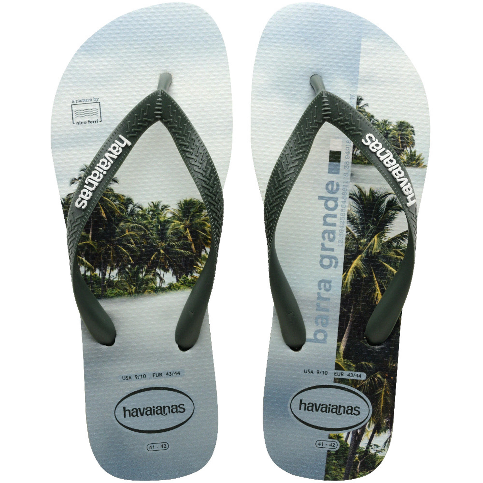 HAVAIANAS Infradito uomo HAVAIANAS OLIVE GREEN multicolore