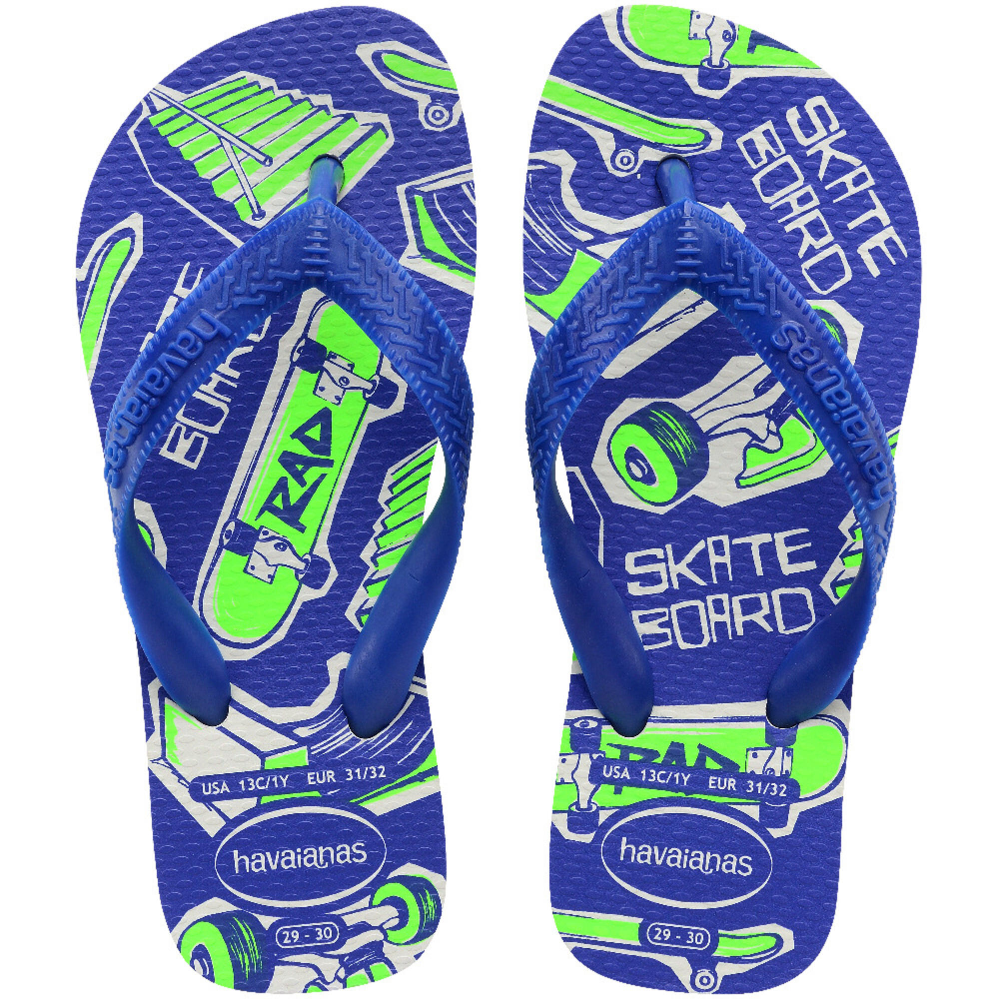 HAVAIANAS Infradito bambino HAVAIANAS ATHLETIC blu verde