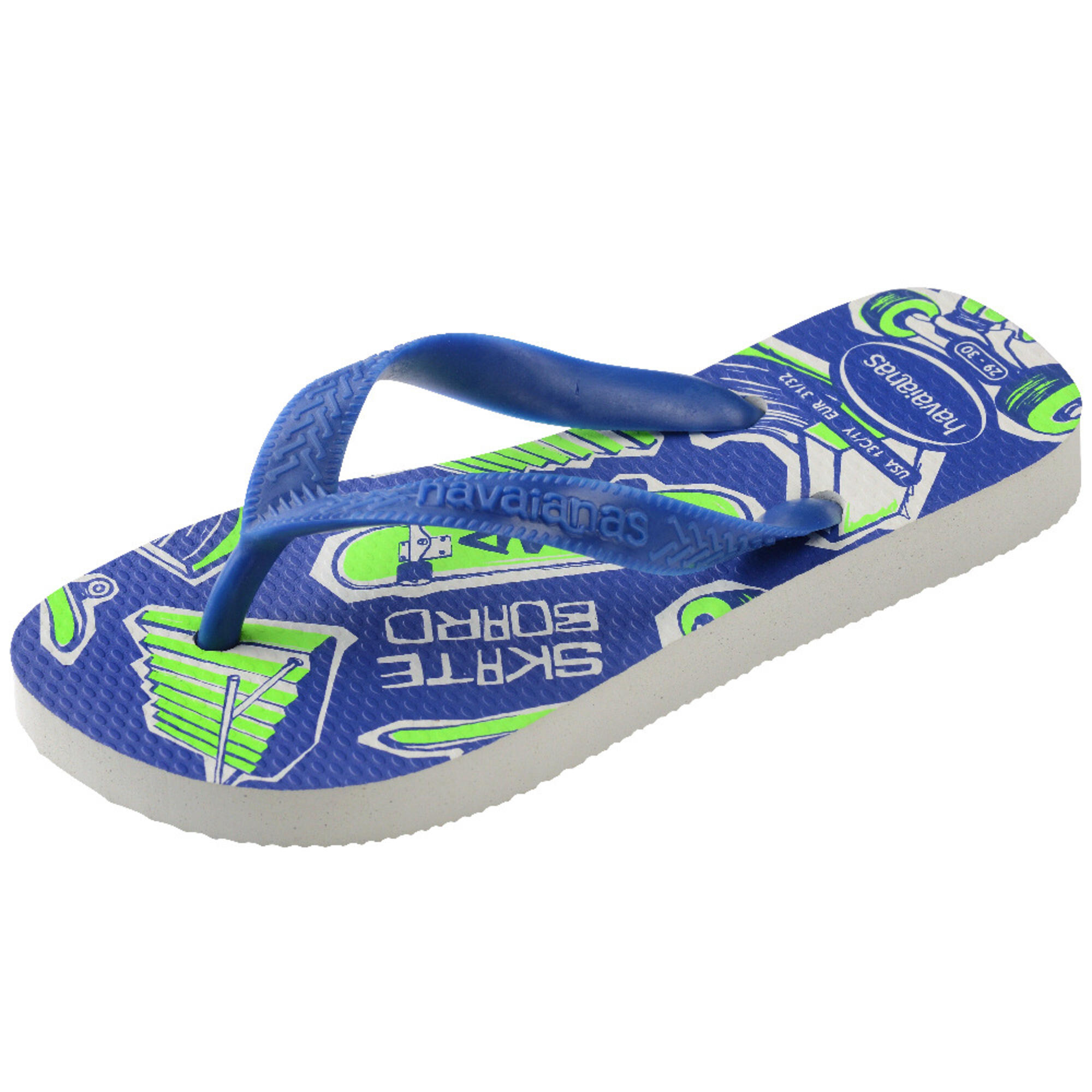 Infradito bambino HAVAIANAS ATHLETIC blu verde 2/6