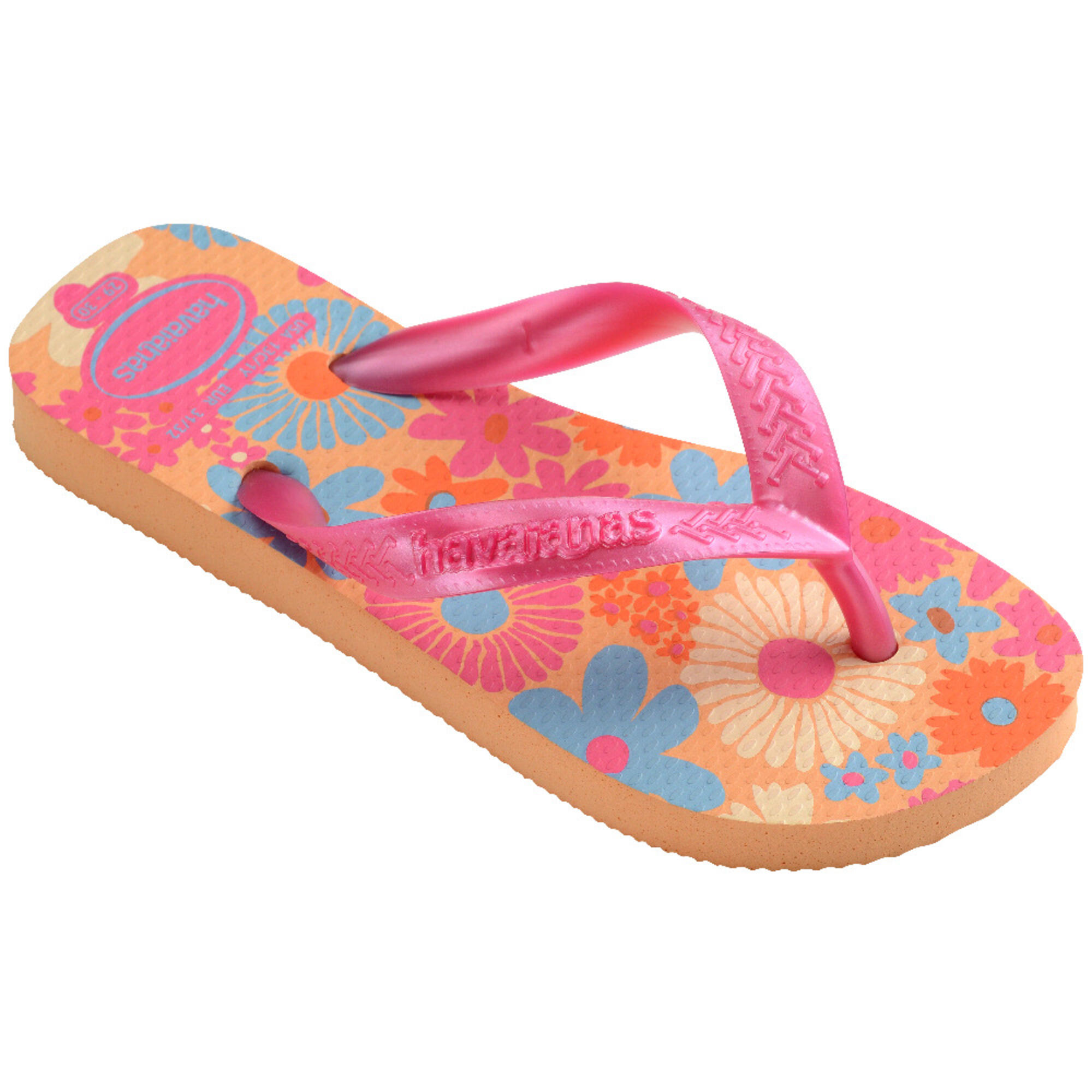 Infradito bambina HAVAIANAS FLORES rosa 5/6