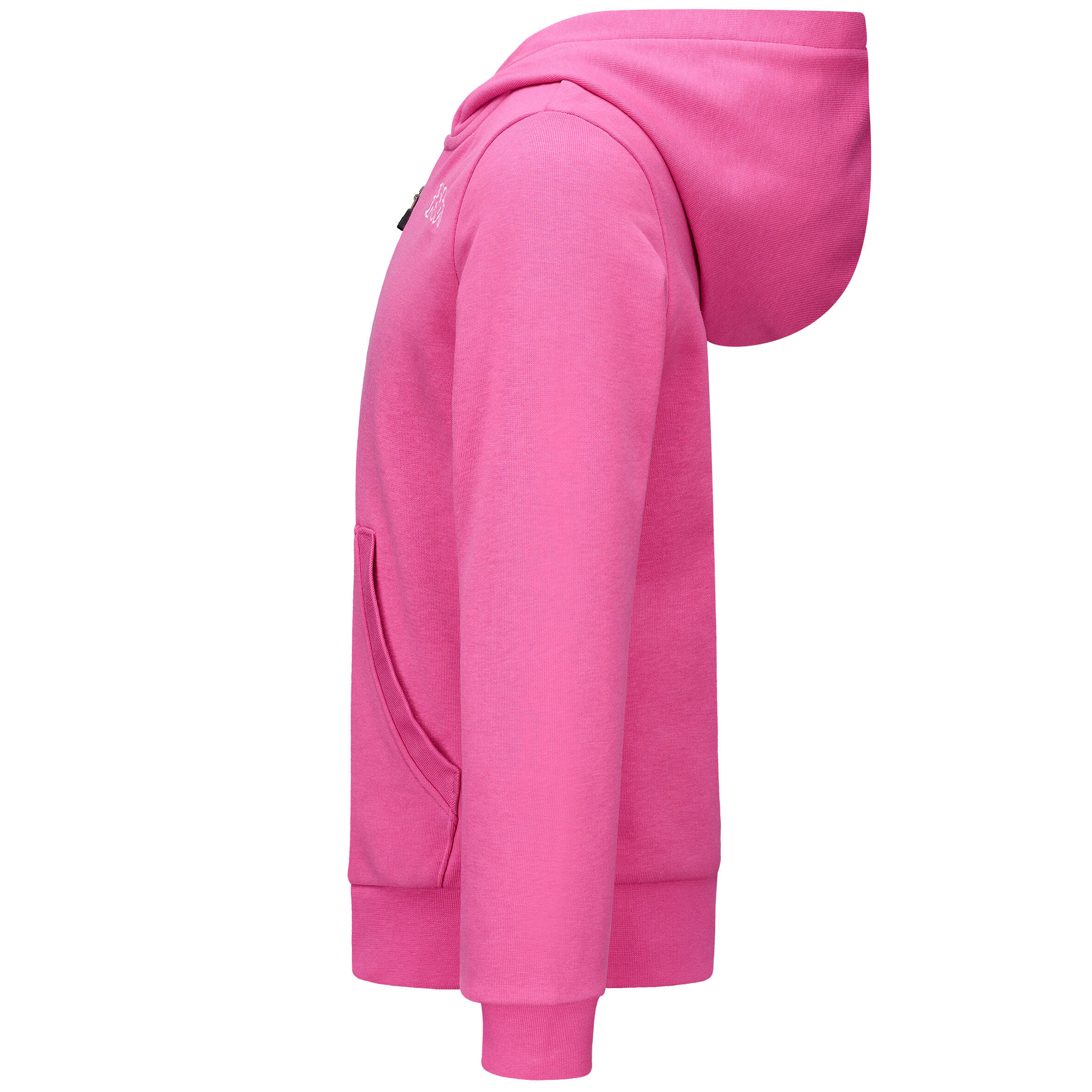 Felpa con cappuccio e zip rosa KAPPA 3/6