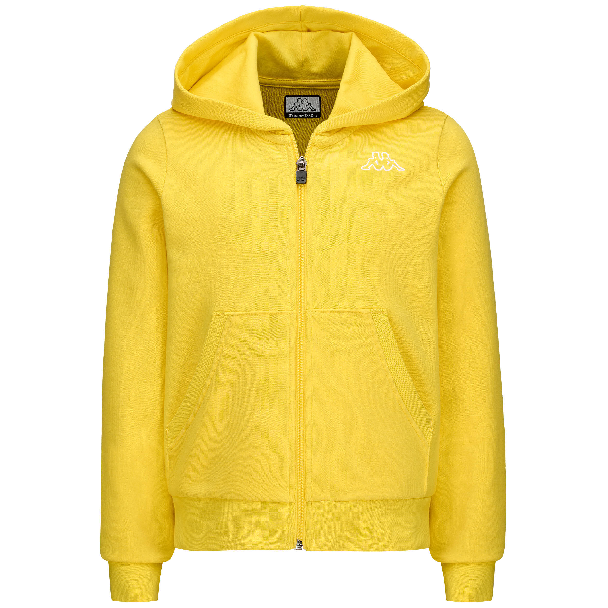 KAPPA Felpa con cappuccio e zip leggera KAPPA blu
