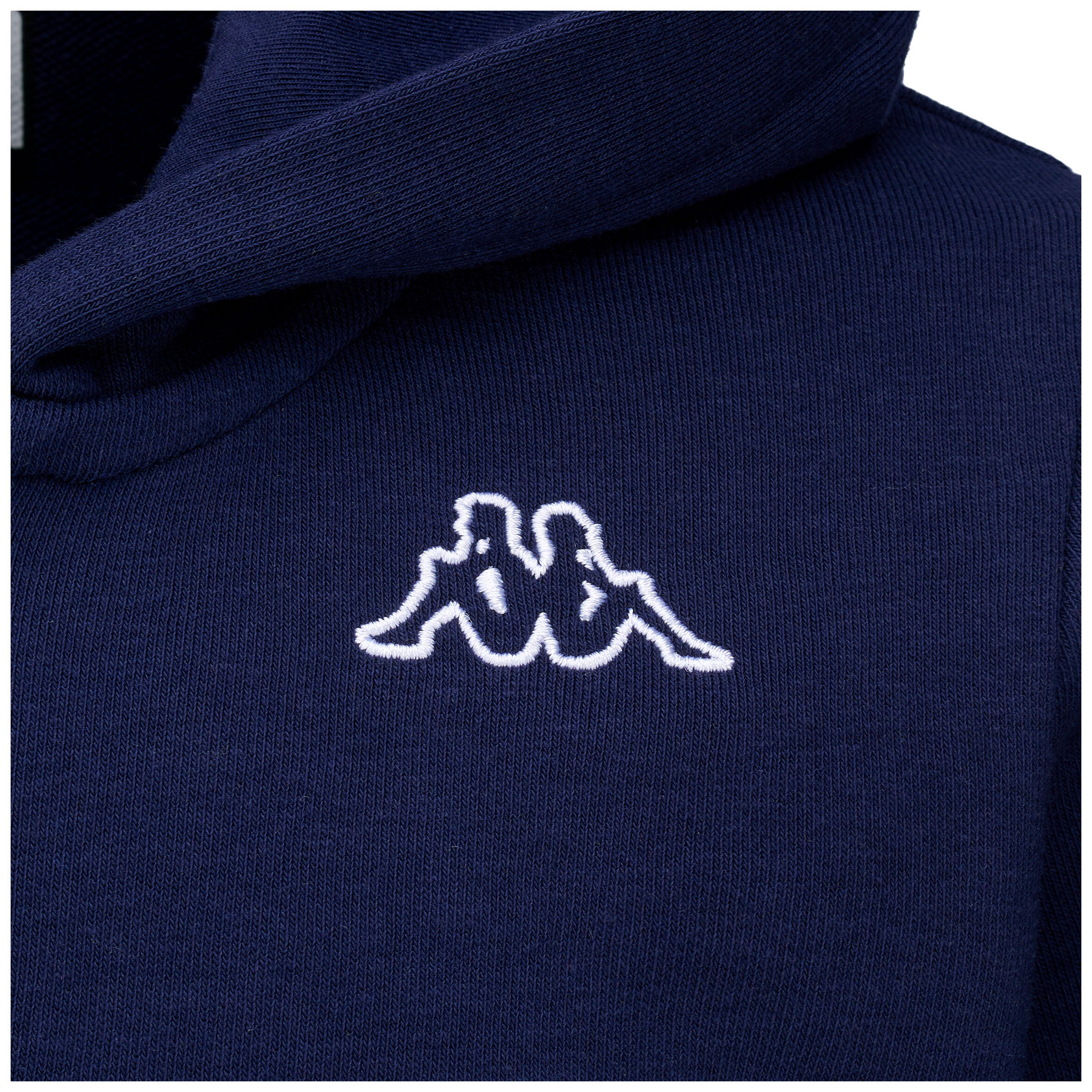 Felpa con cappuccio e zip blu KAPPA 4/6