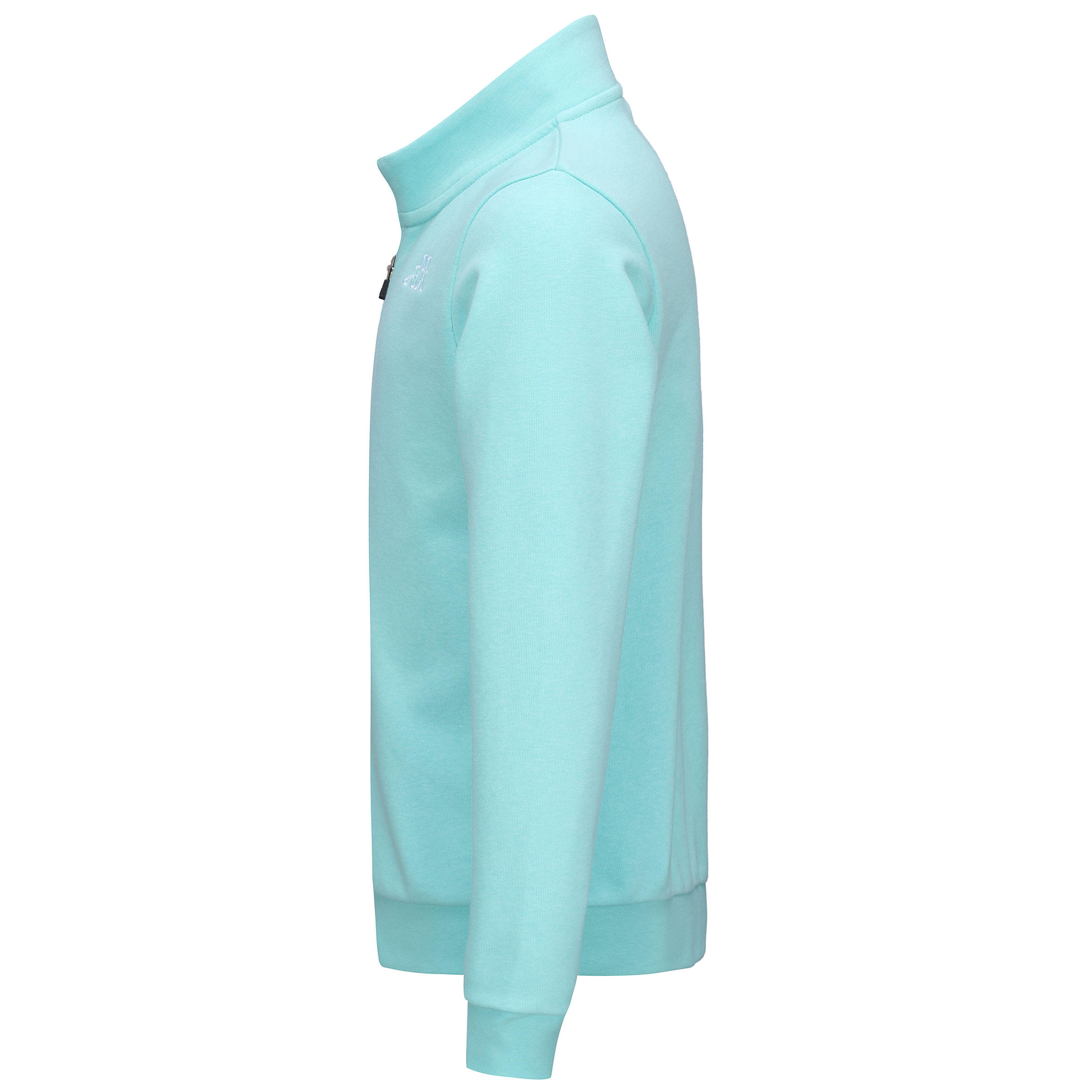 Felpa con zip azzurro chiaro KAPPA 2/6