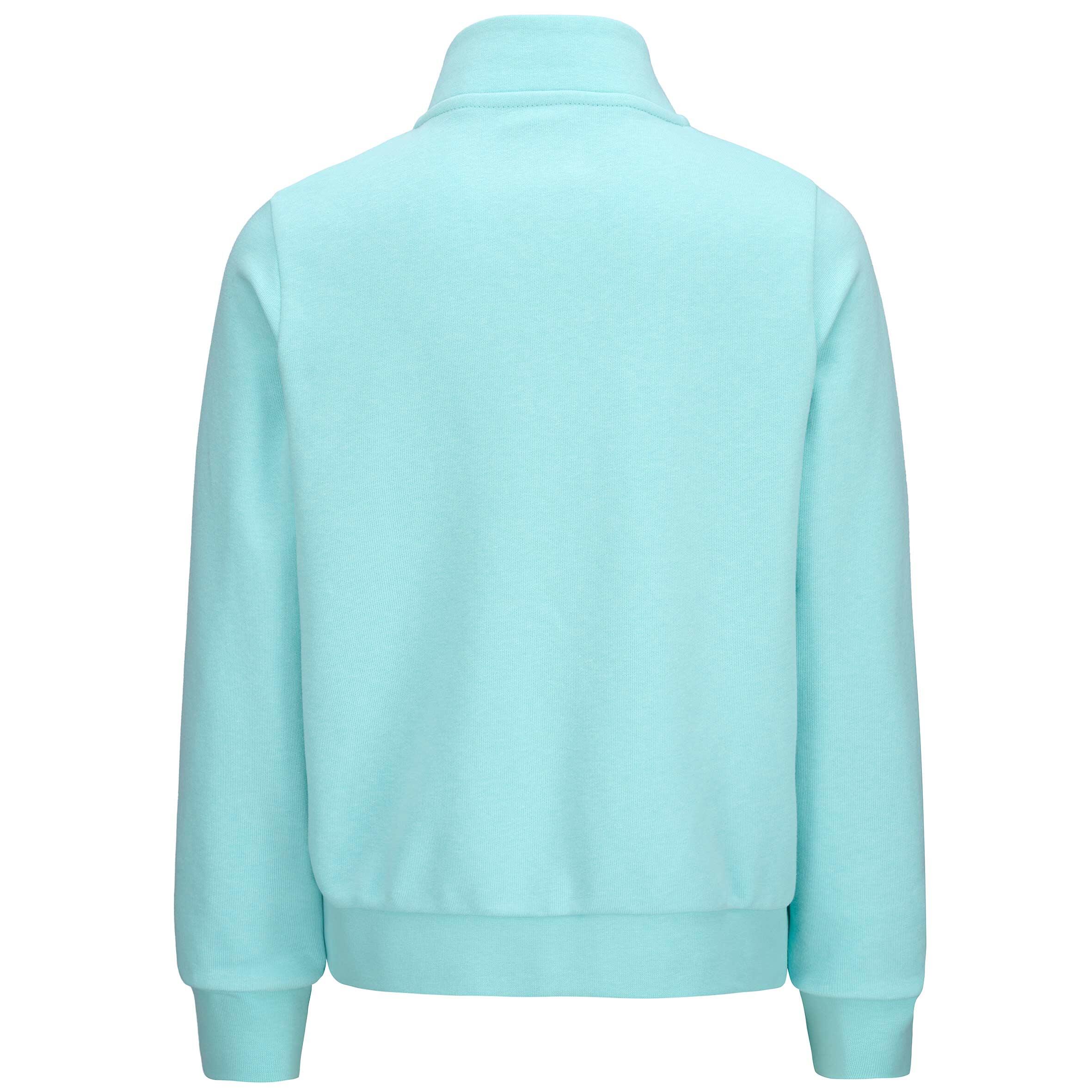 Felpa con zip azzurro chiaro KAPPA 5/6