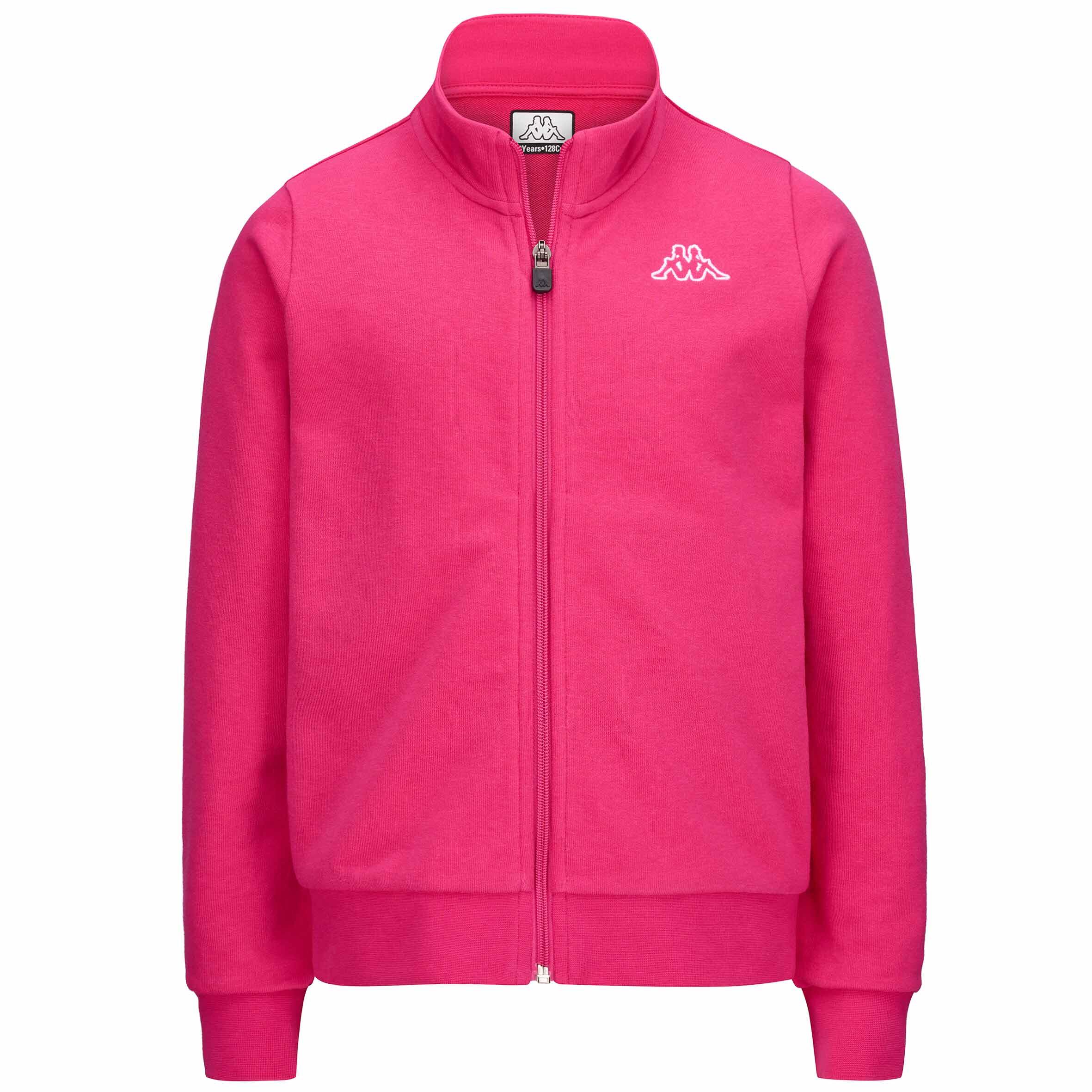 KAPPA Felpa con zip fucsia KAPPA