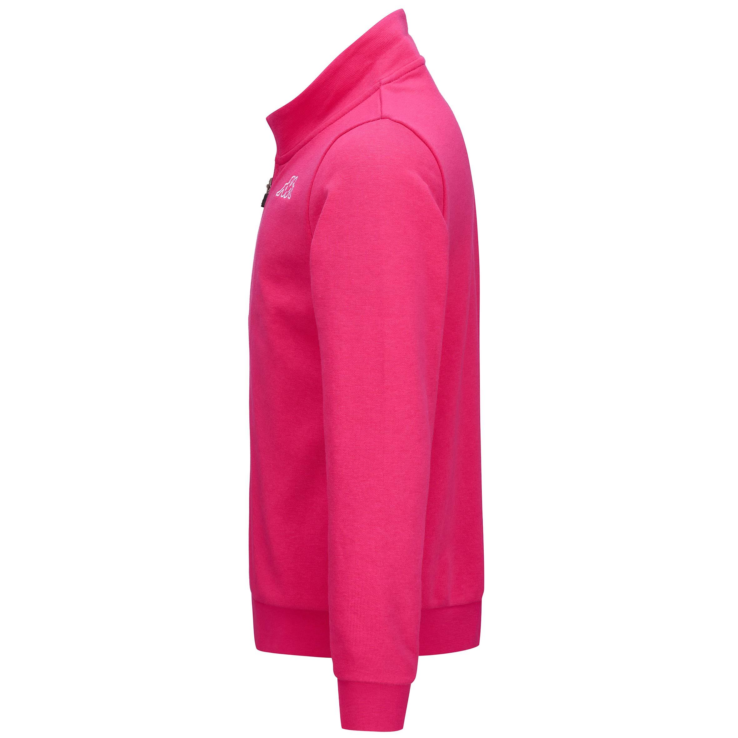 Felpa con zip fucsia KAPPA 3/6