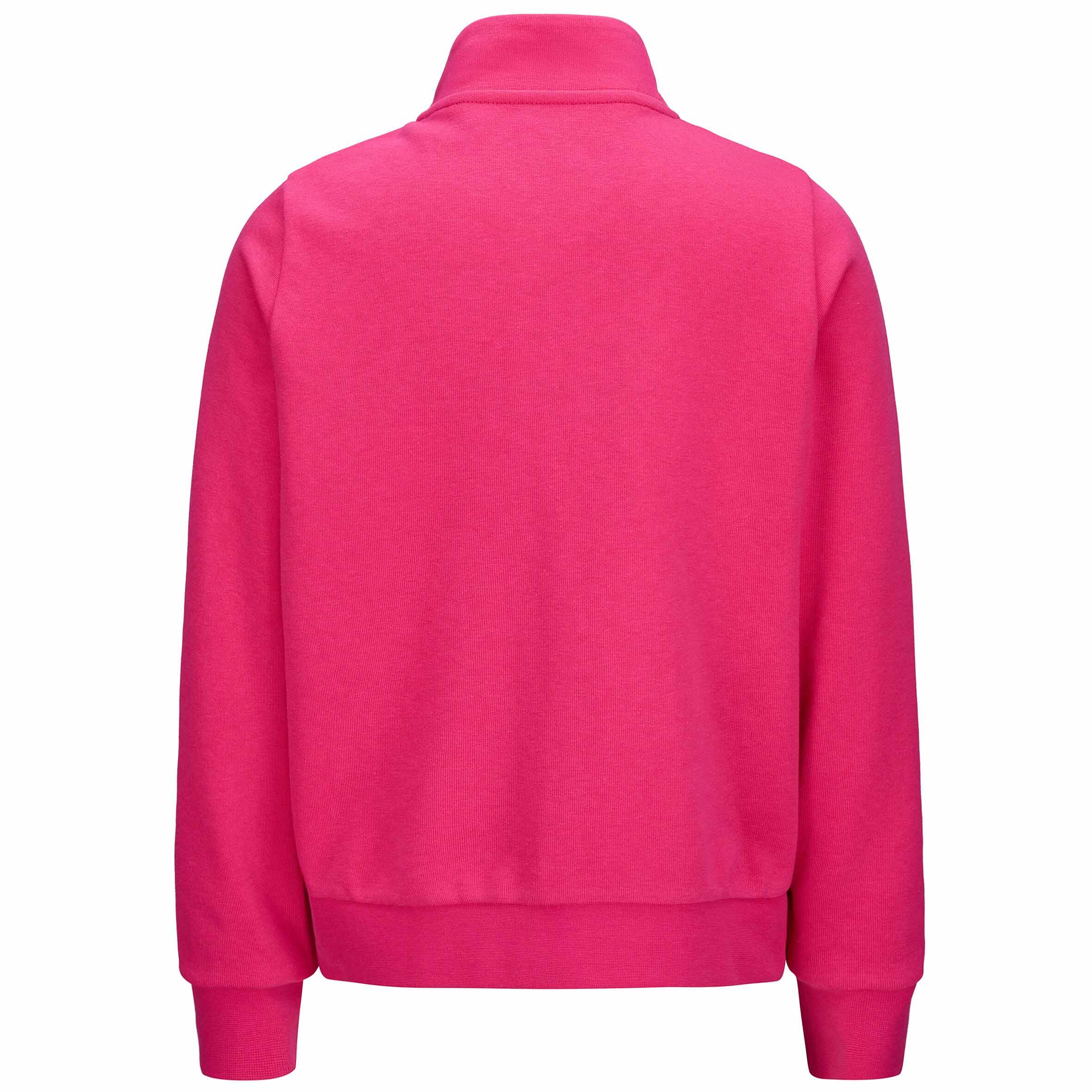 Felpa con zip fucsia KAPPA 2/6