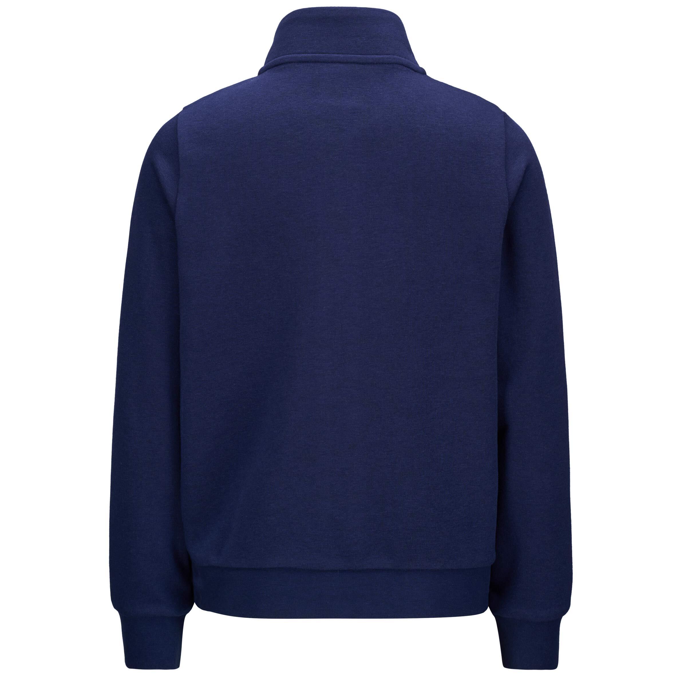 Felpa con zip blu KAPPA 4/6