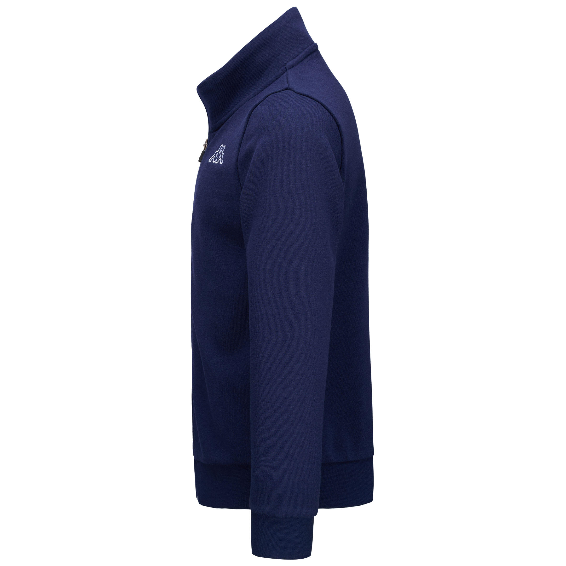 Felpa con zip blu KAPPA 2/6