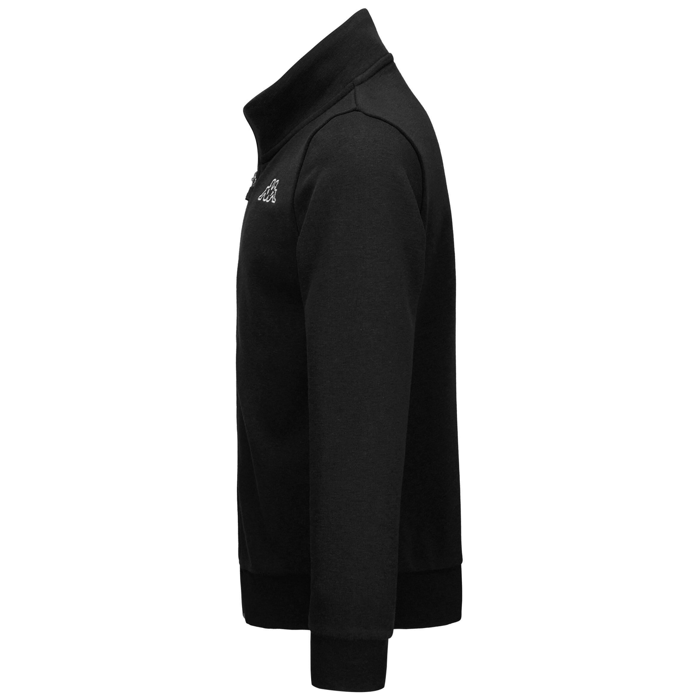 Felpa con zip nera KAPPA 5/6