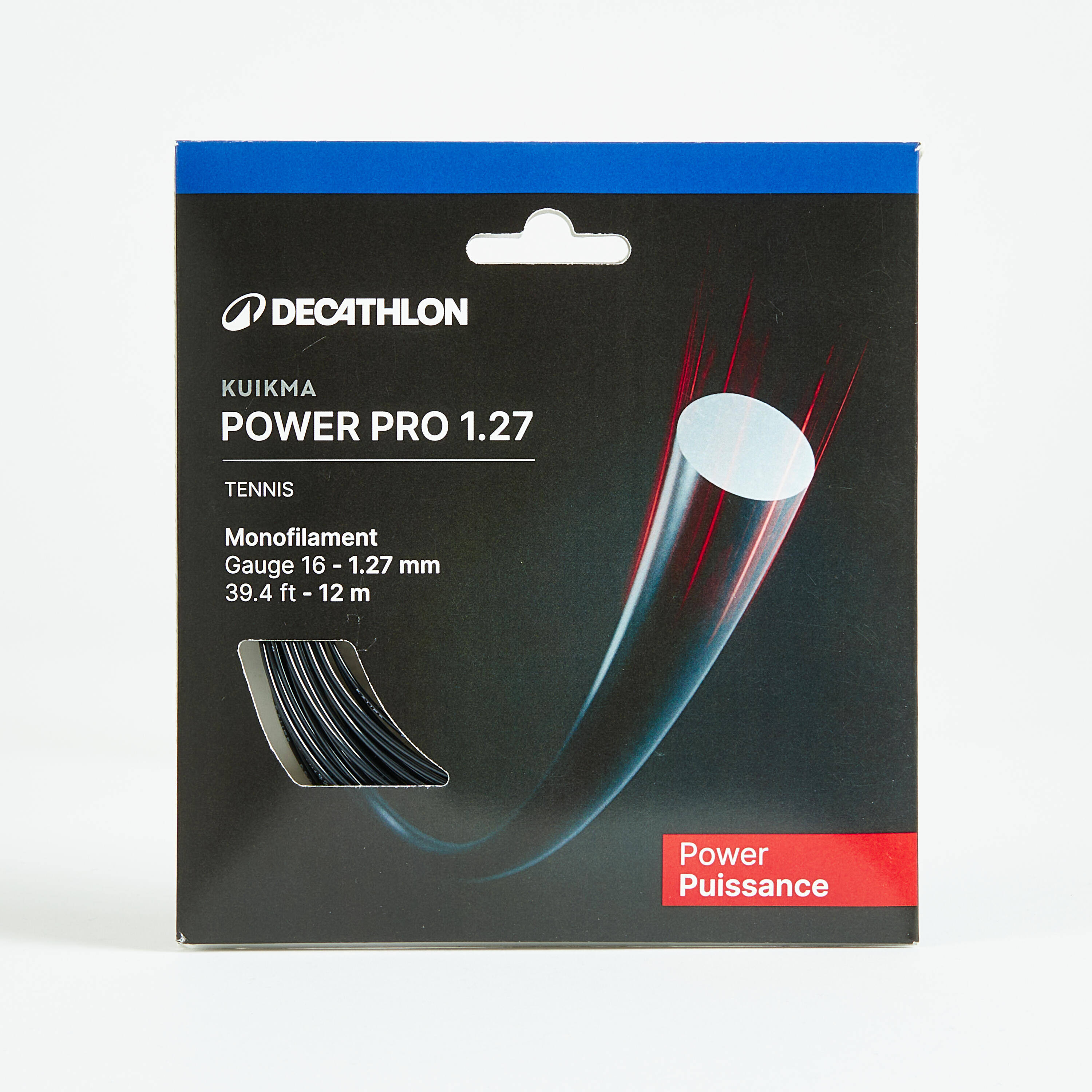 TA 990 Power 1.27 mm Monofilament Tennis Strings - Black -  1