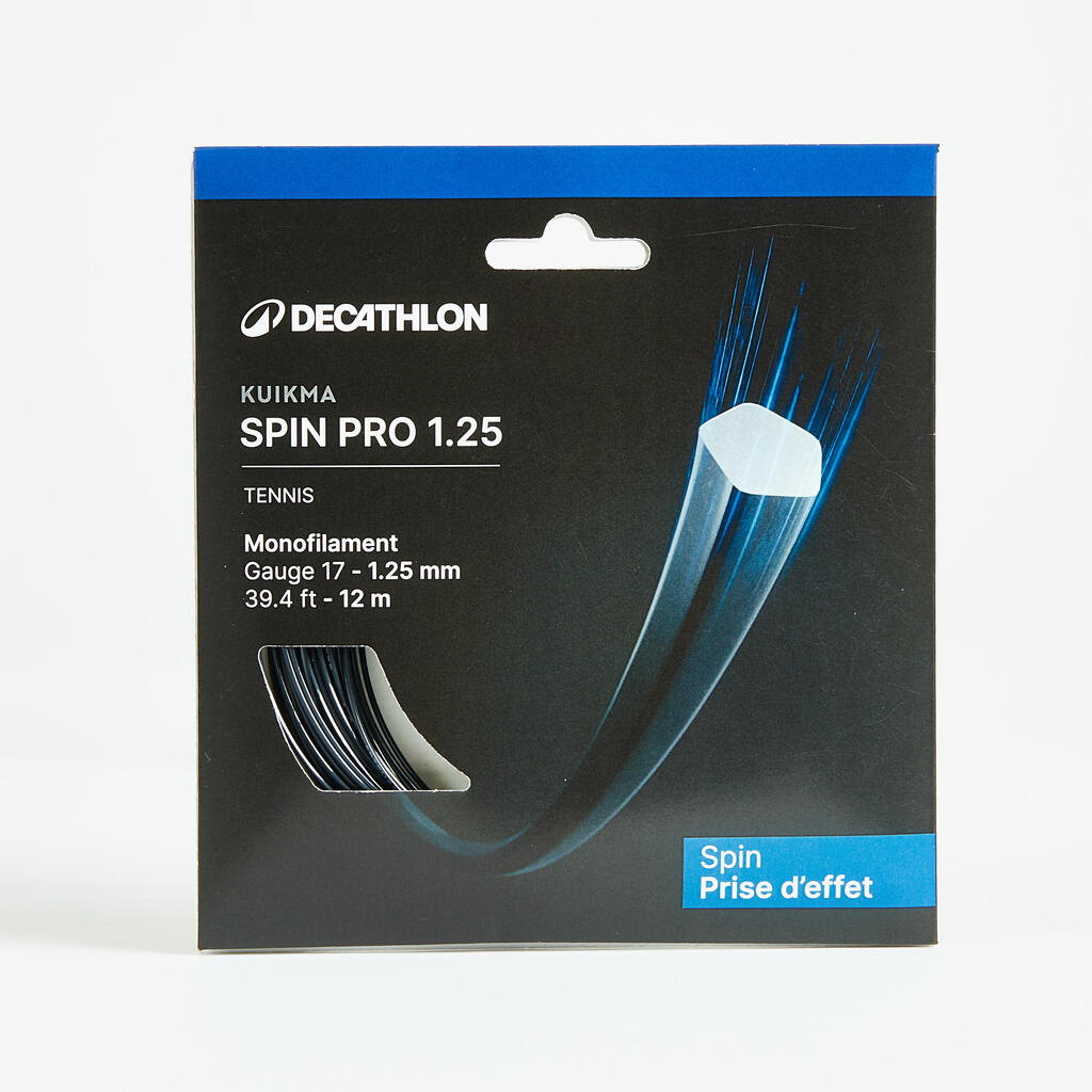 ŽICA ZA TENISKI REKET TA 930 SPIN S JEDNOSTRUKOM NITI 1,3 MM CRNA