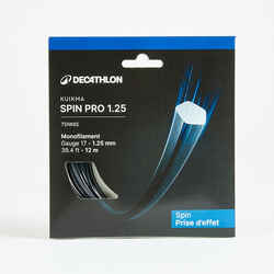 CORDAGE DE TENNIS MONOFILAMENT NOIR PENTAGONAL TA 930 SPIN EN JAUGE 1.25 mm
