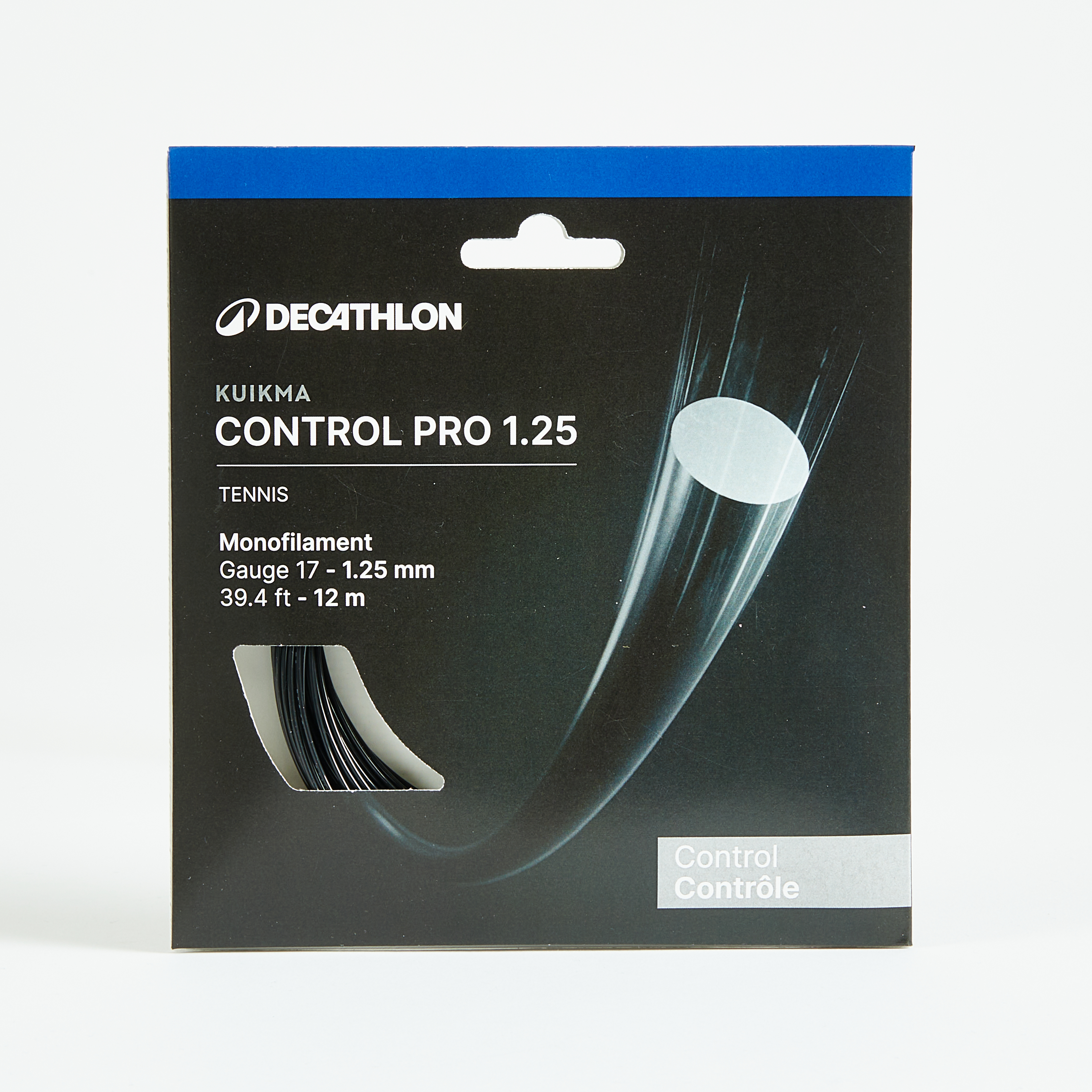 Cordage de tennis monofilament ta 960 control 1.25 mm noir. - Artengo