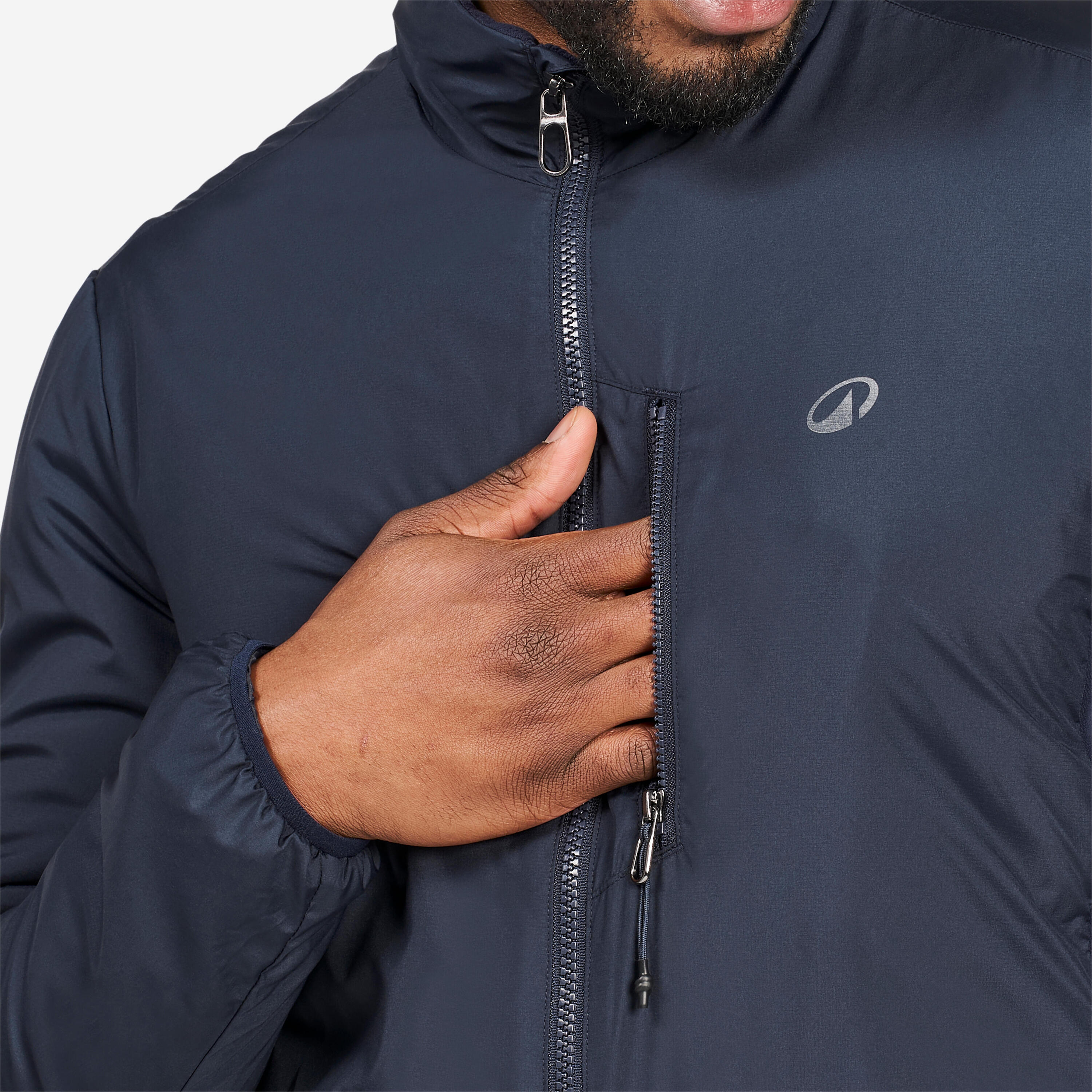 Chaqueta Polar Hombre perlante Sailing 500 Midlayer Azul Marino 4/5