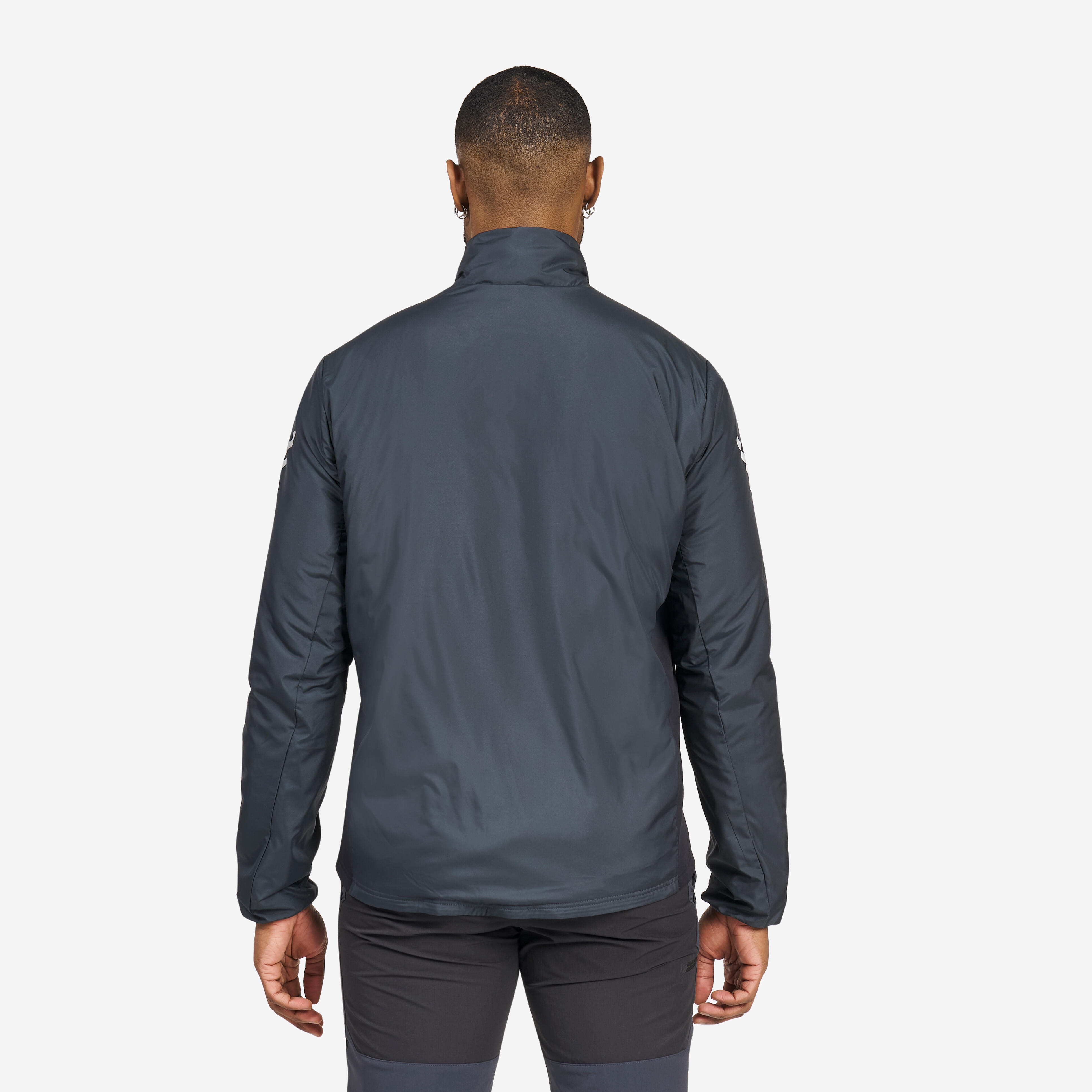 DECATHLON Pánska jachtárska bunda Sailing 500 s fleecom tmavosivá 3XL · záber 4