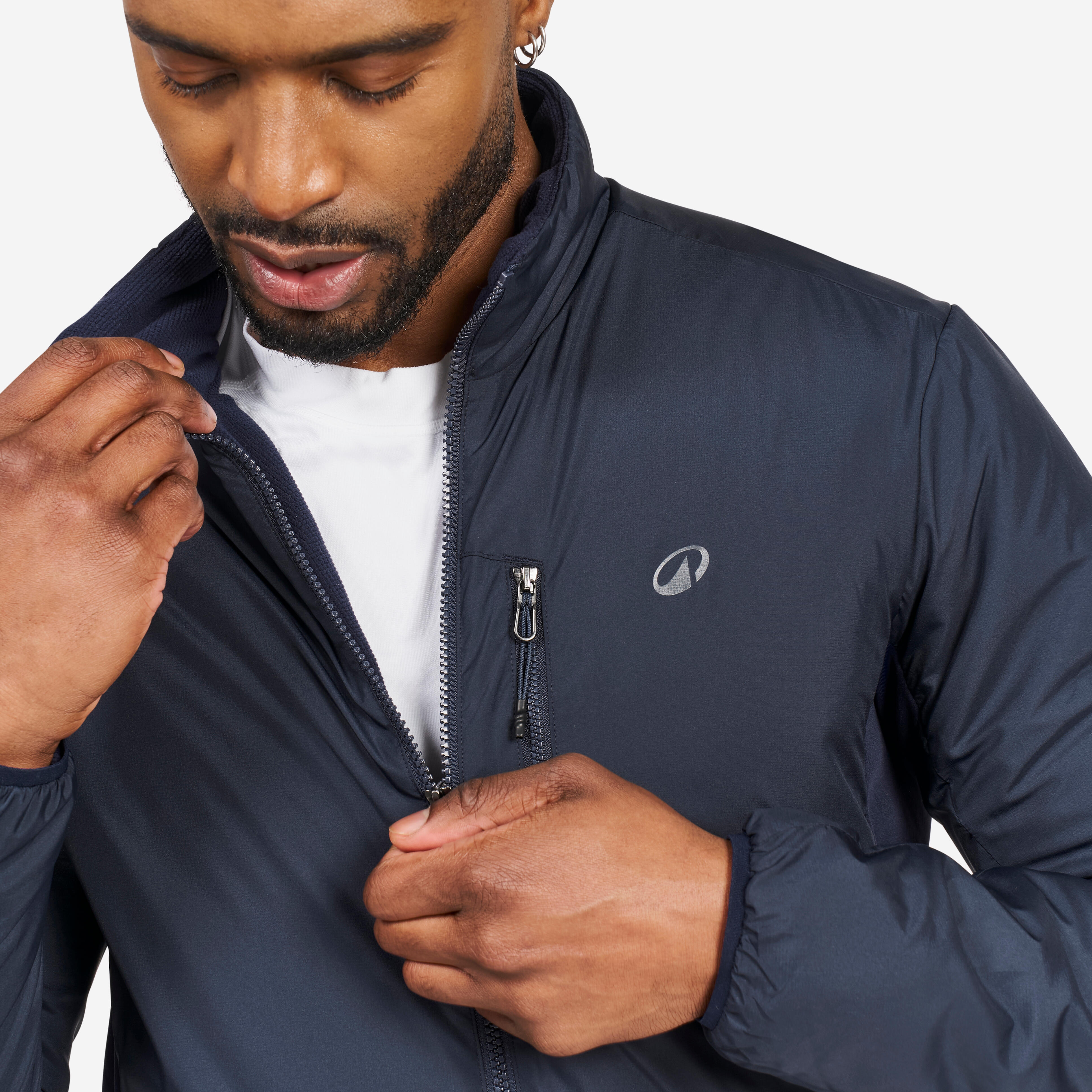DECATHLON Pánska jachtárska bunda Sailing 500 s fleecom tmavomodrá 3XL · záber 6
