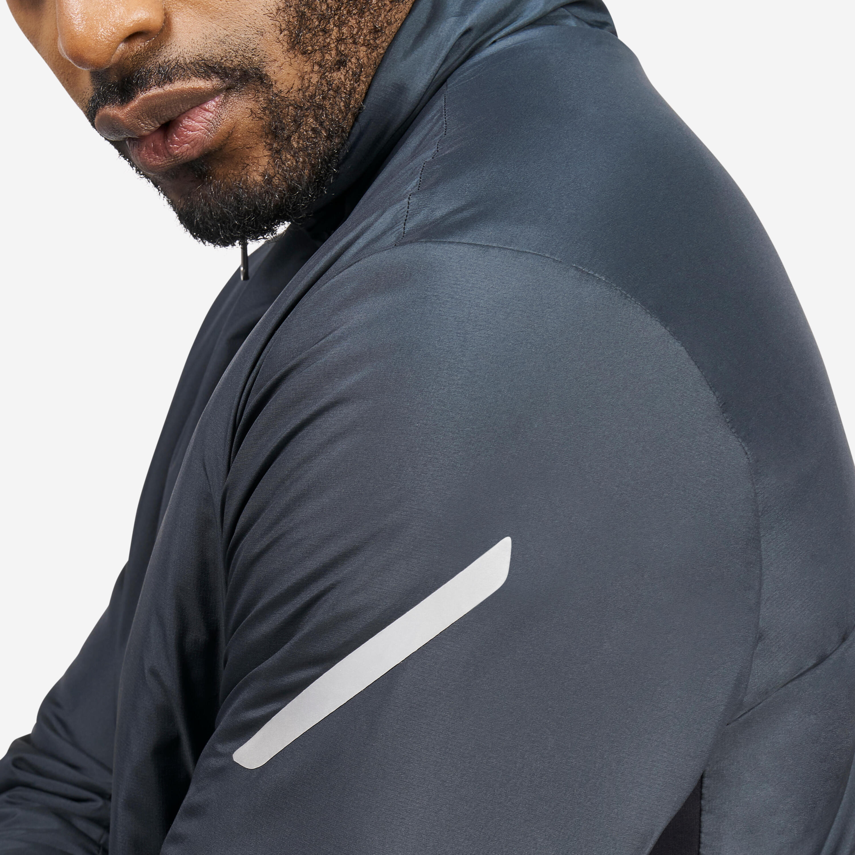 Chaqueta Polar Hombre perlante Sailing 500 Midlayer Gris Oscuro 10/14