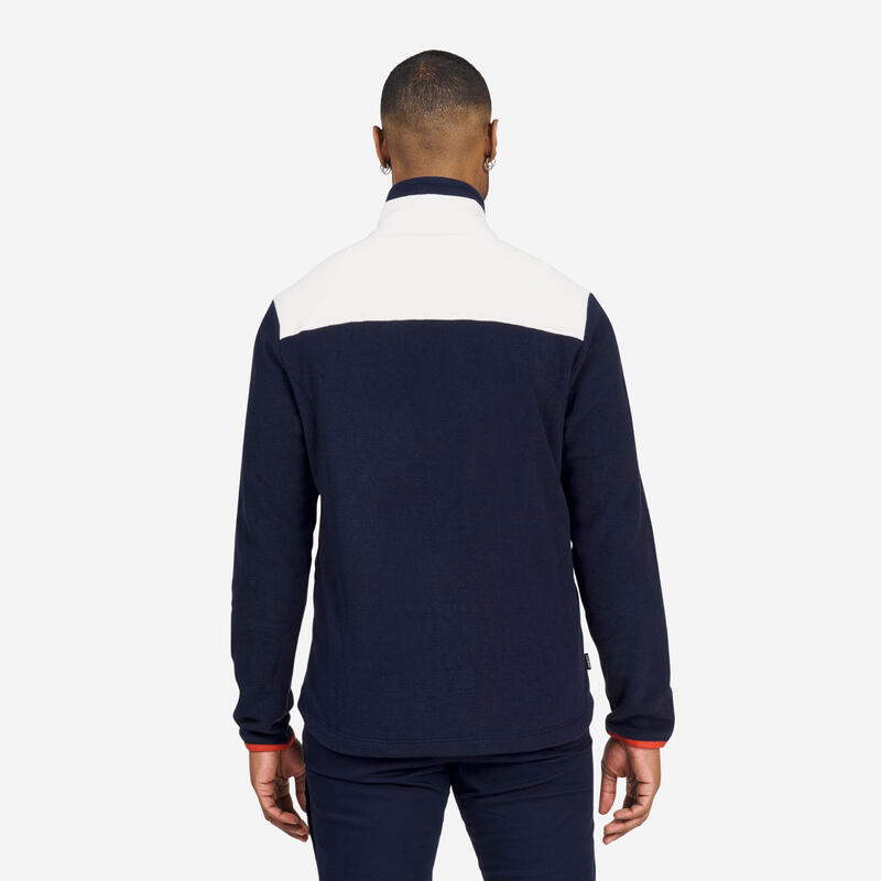 Veste polaire de voile chaude Homme - 100 bleu marine et blanc