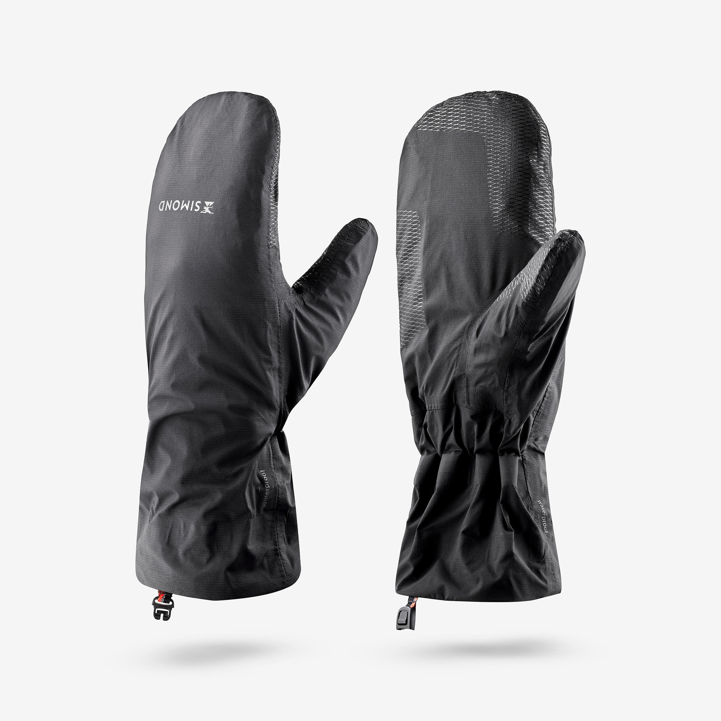 Adults’ waterproof overgloves, MT500 - Black