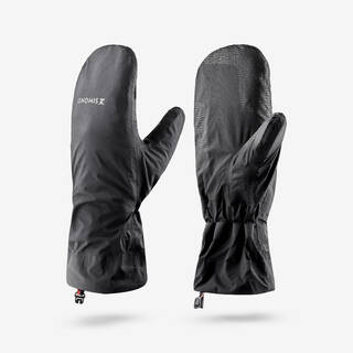Adults’ waterproof overgloves, MT500 - Black