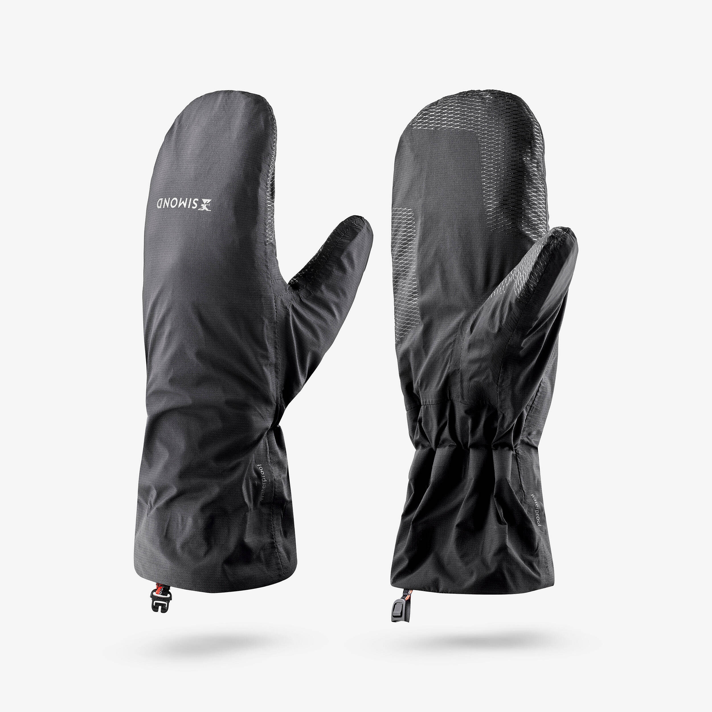 Adults’ waterproof overgloves, MT500 - Black