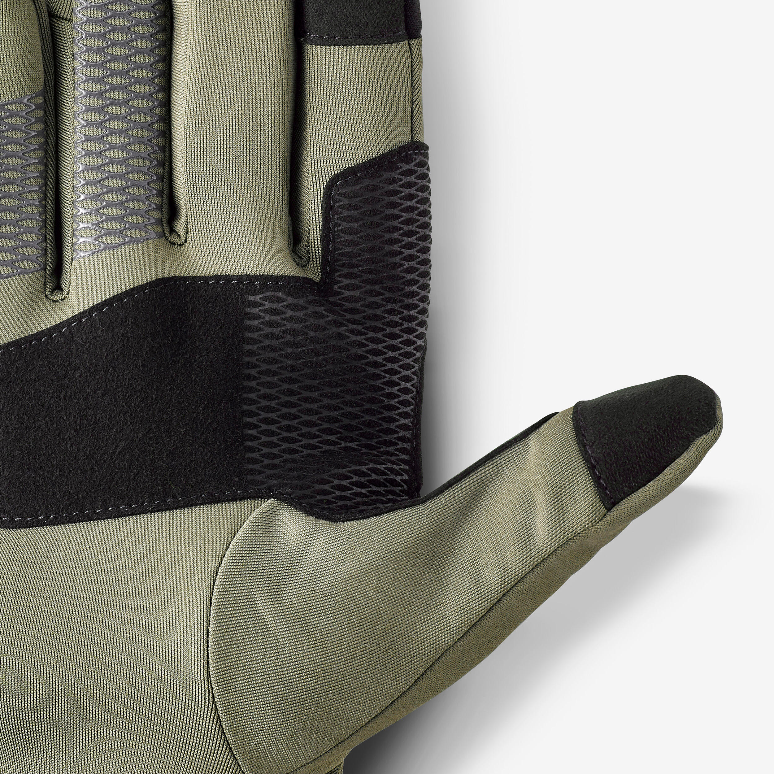 Gants mi-saison - MT 500 vert - FORCLAZ