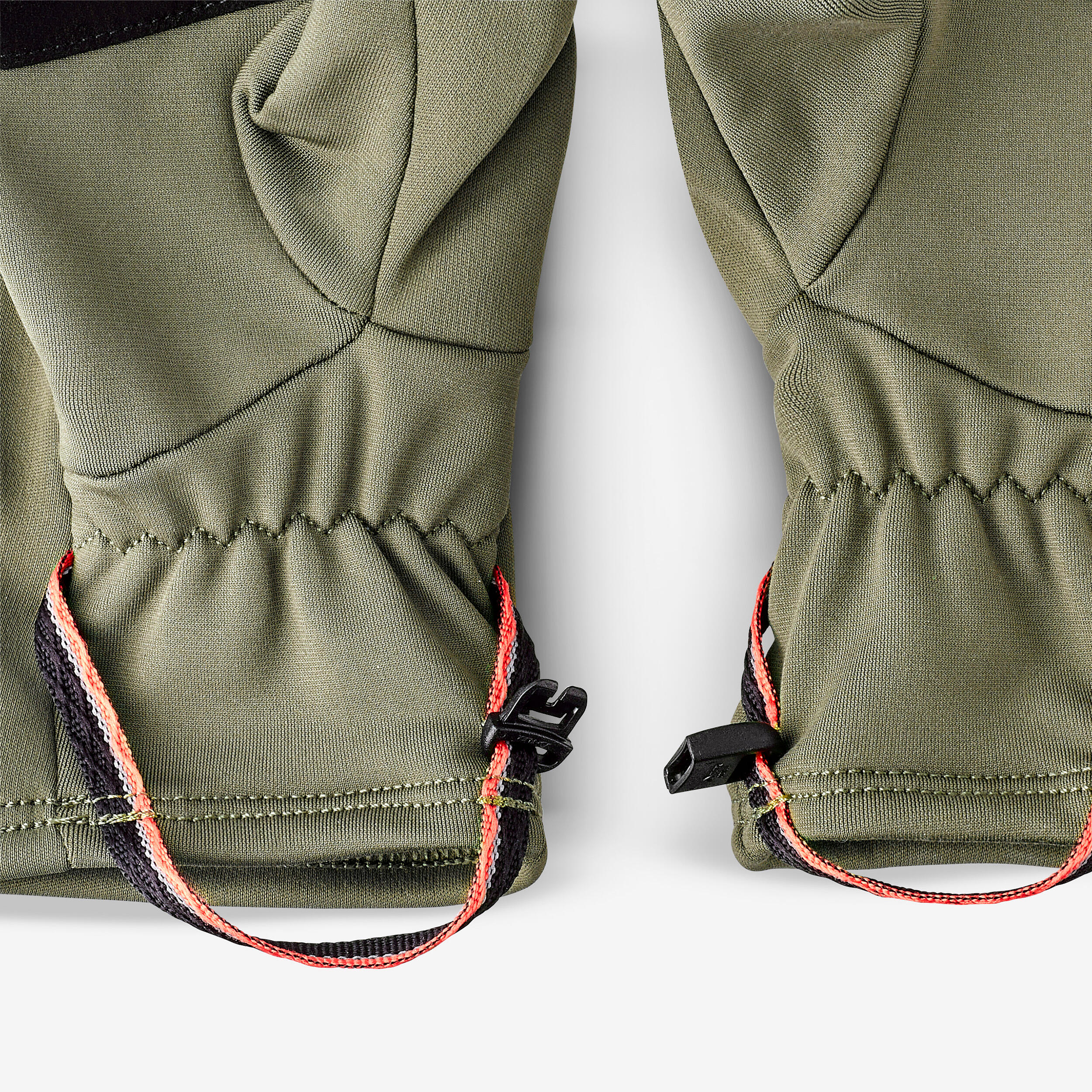 Luvas táteis e extensíveis de trekking adulto, MT500 caqui 9/13