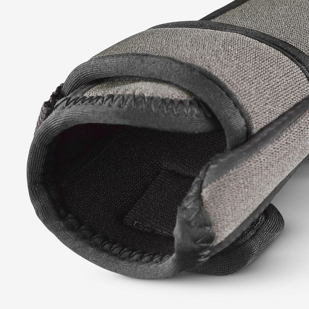Canyoning-Neoprenhandschuhe 500 3 mm Erwachsene grau