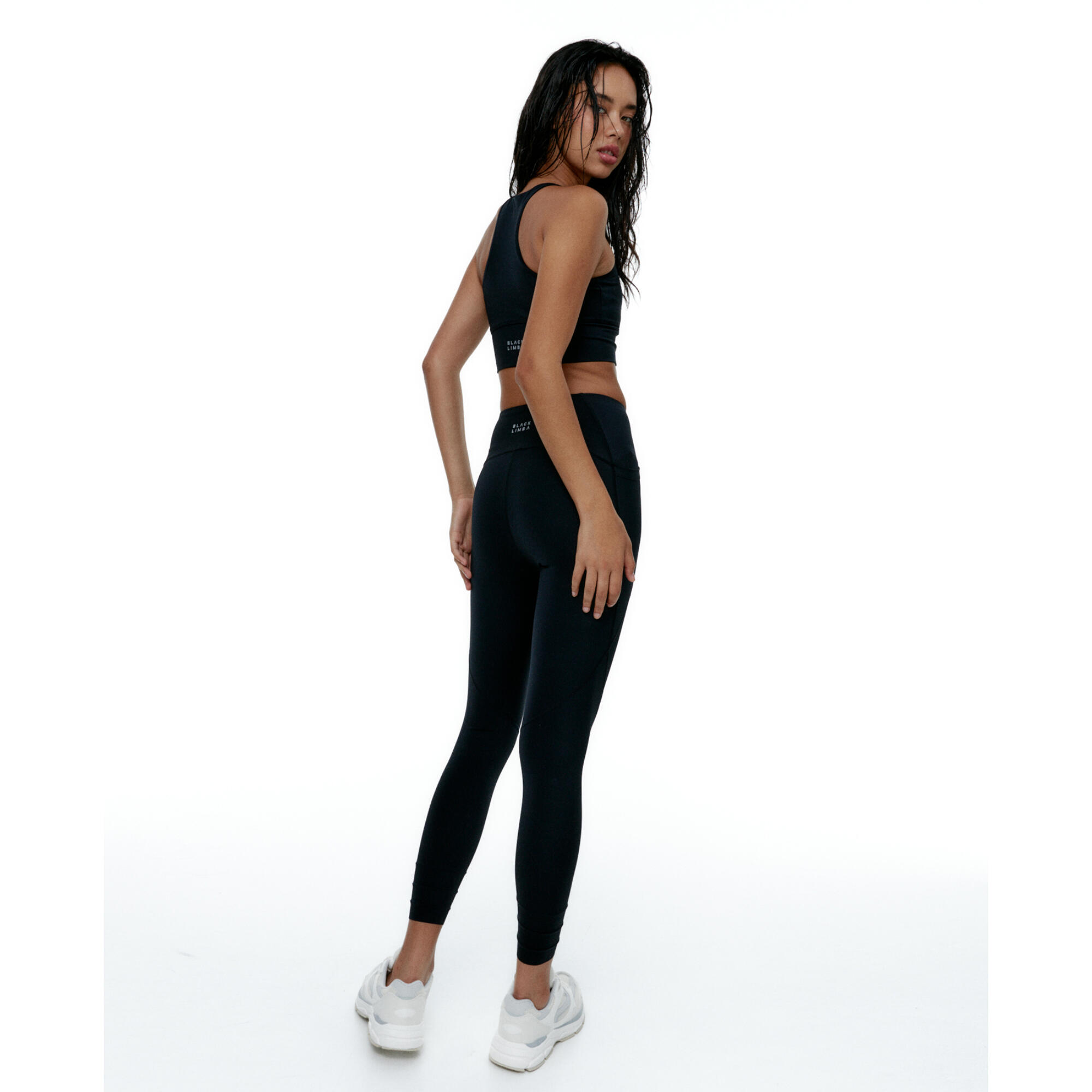Top Esportiu Black Limba Diardi Dona Negre Subjecció Alta 5/5