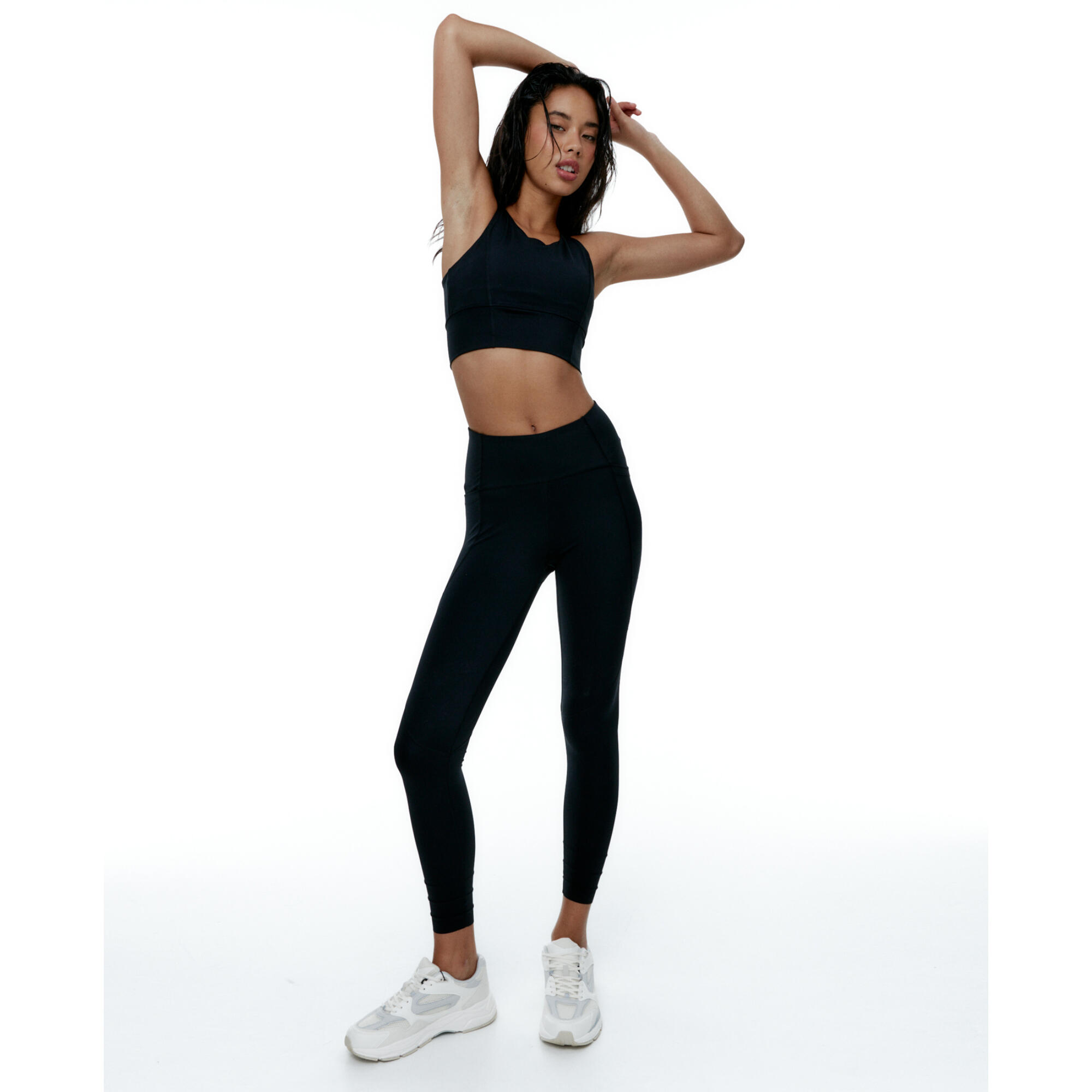 Top Esportiu Black Limba Diardi Dona Negre Subjecció Alta 4/5