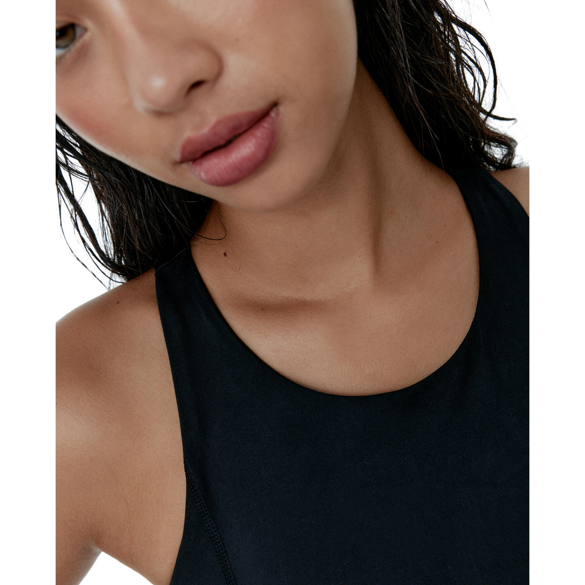 BLACK LIMBA Top deportivo alta sujección mujer Black Limba diardi negro