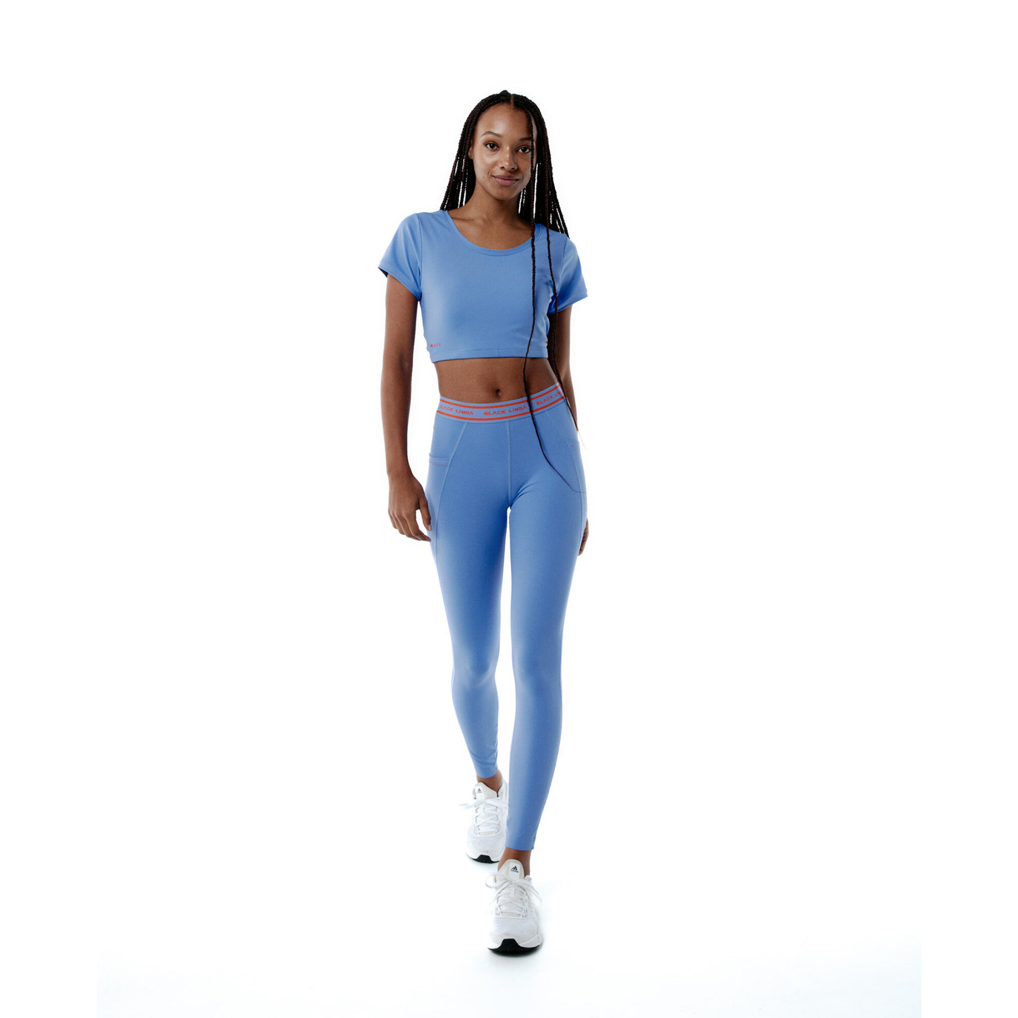 Malla deportiva Mujer Black Limba eraflex azul 4/5