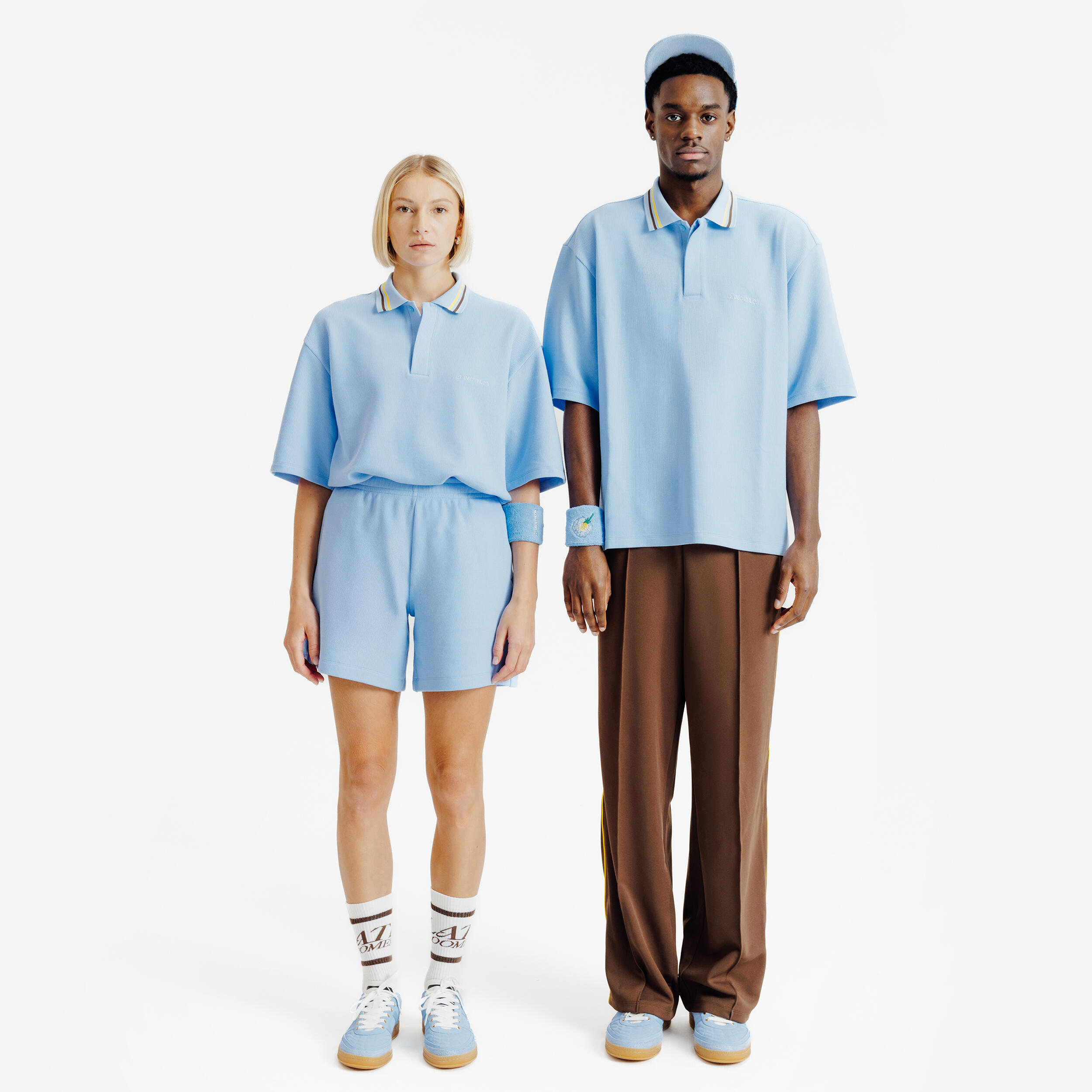 DECATHLON Polo unisex Late Bloomers Azul