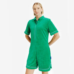 Combishort Femme Late Bloomers, Vert