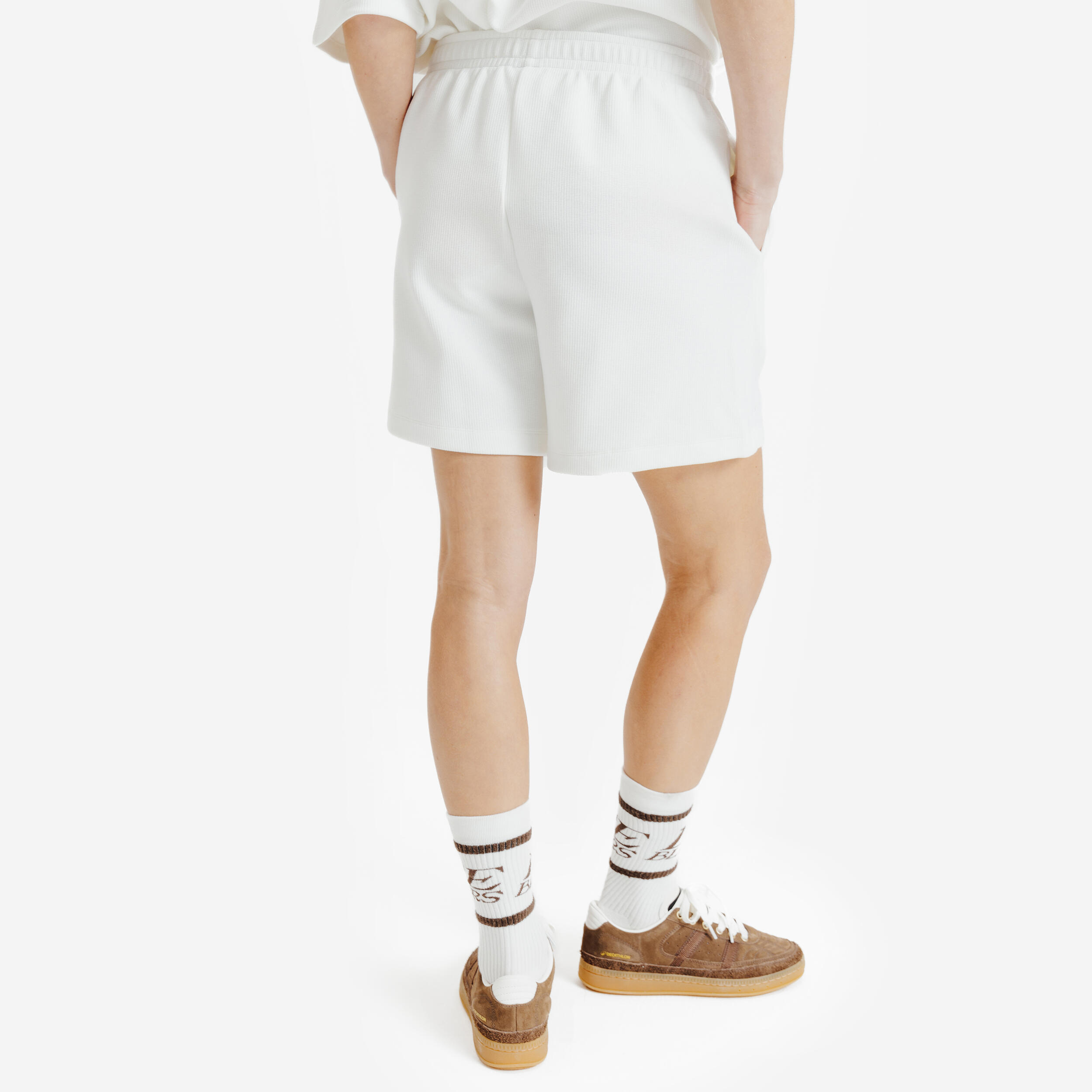 Pantaloncini adulto LATE BLOOMERS regular fit bianchi 4/6